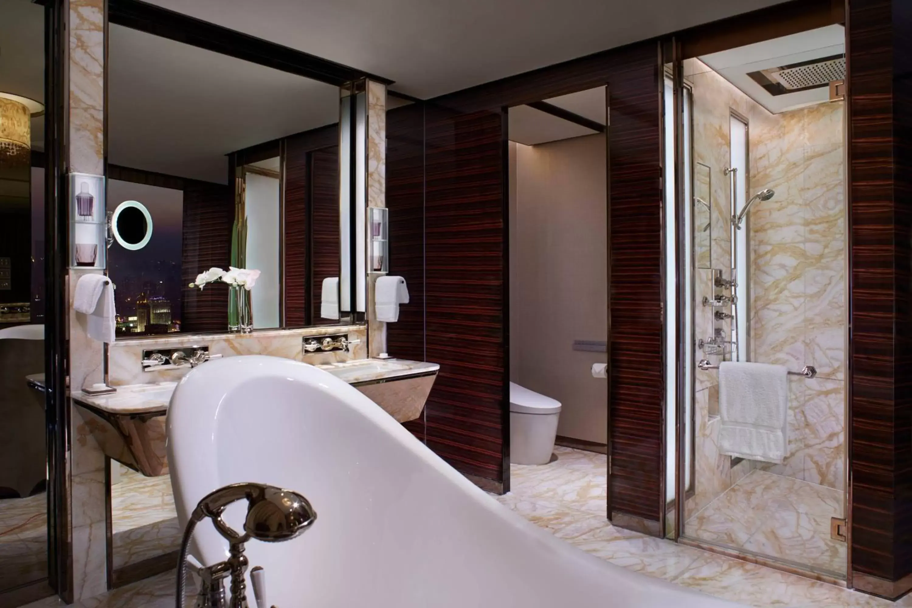 Bathroom in The Ritz-Carlton Shanghai, Pudong