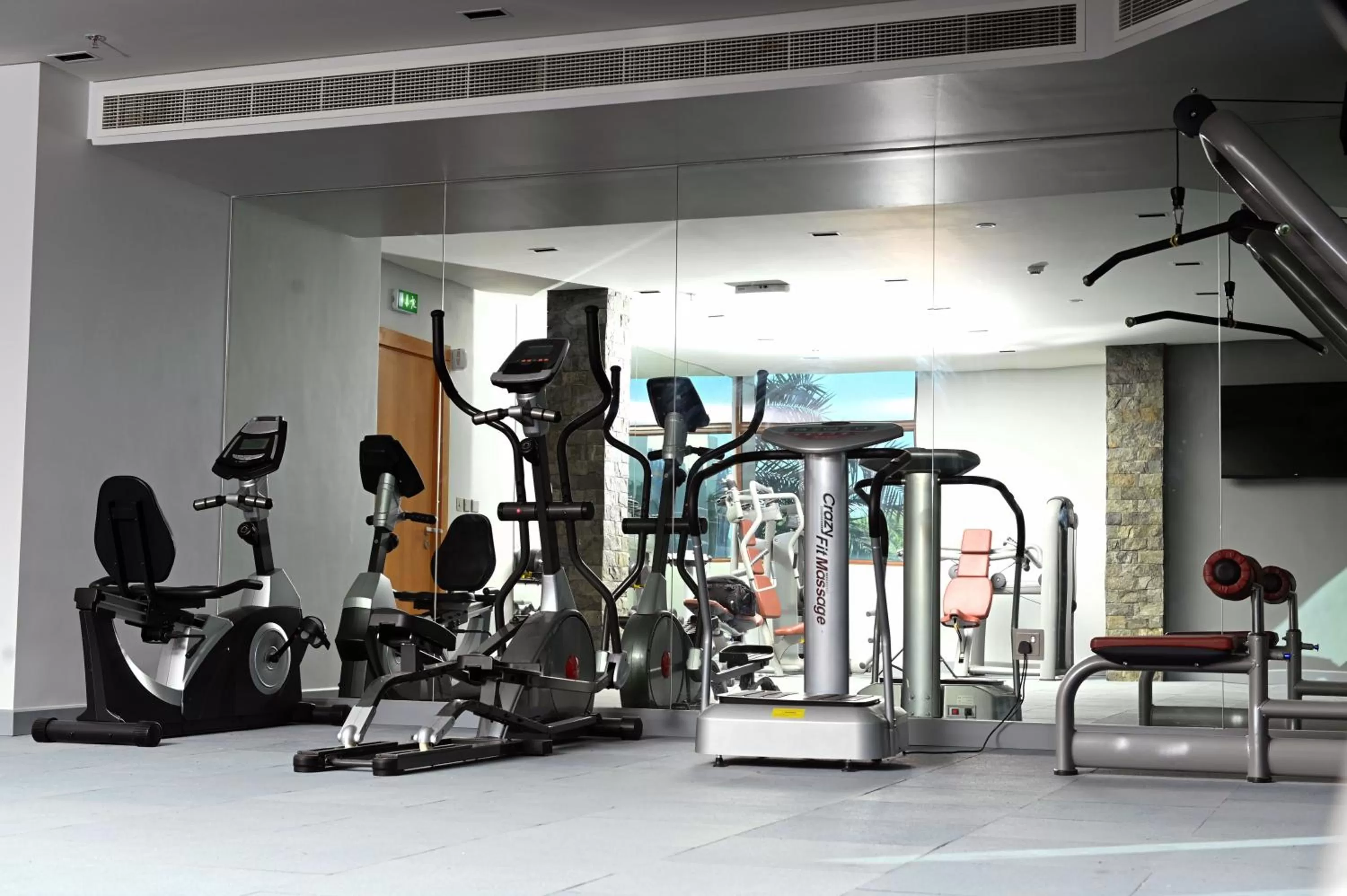 Fitness centre/facilities in Meshal Hotel