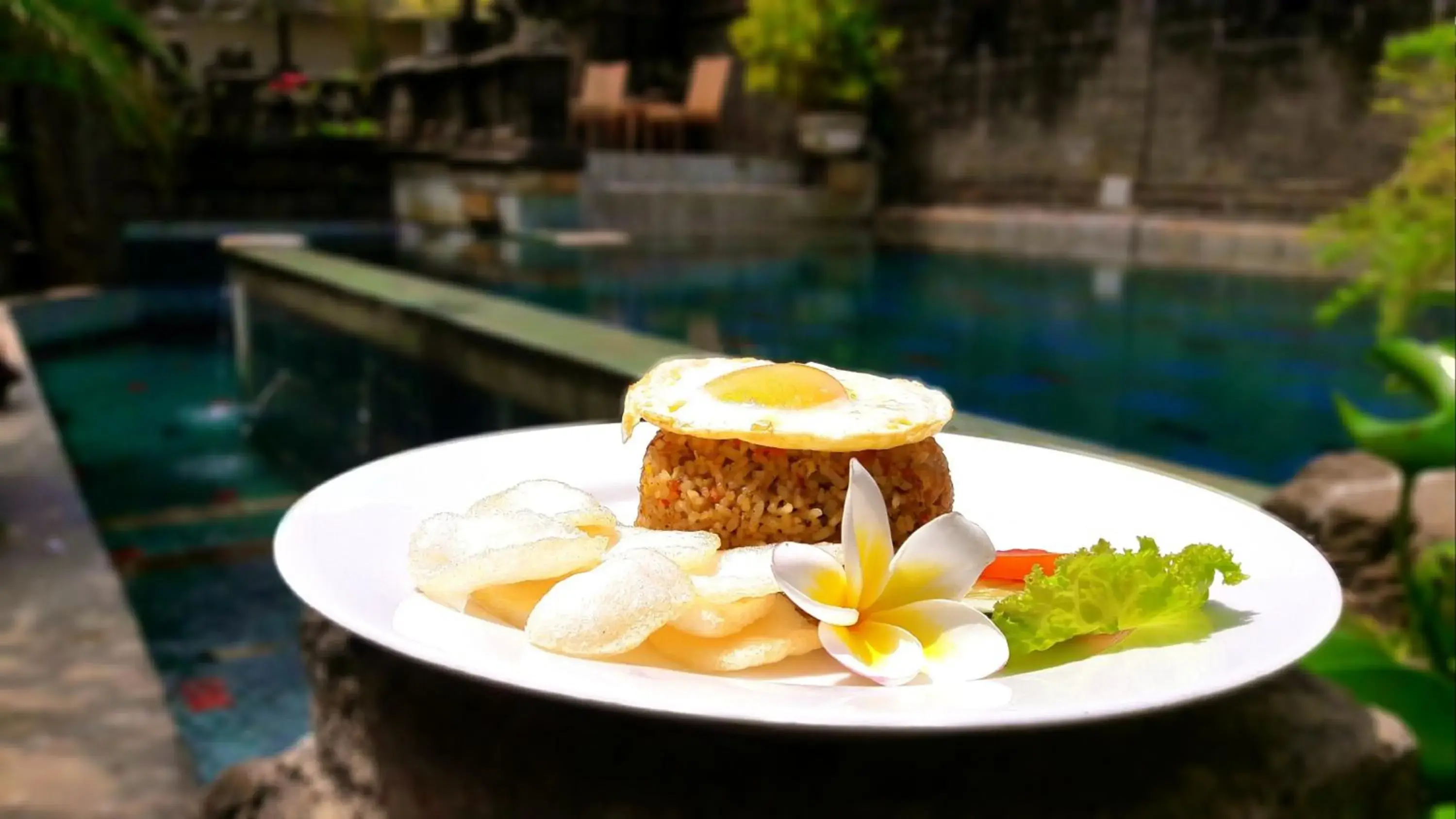 Food and drinks in Restu Bali Hotel