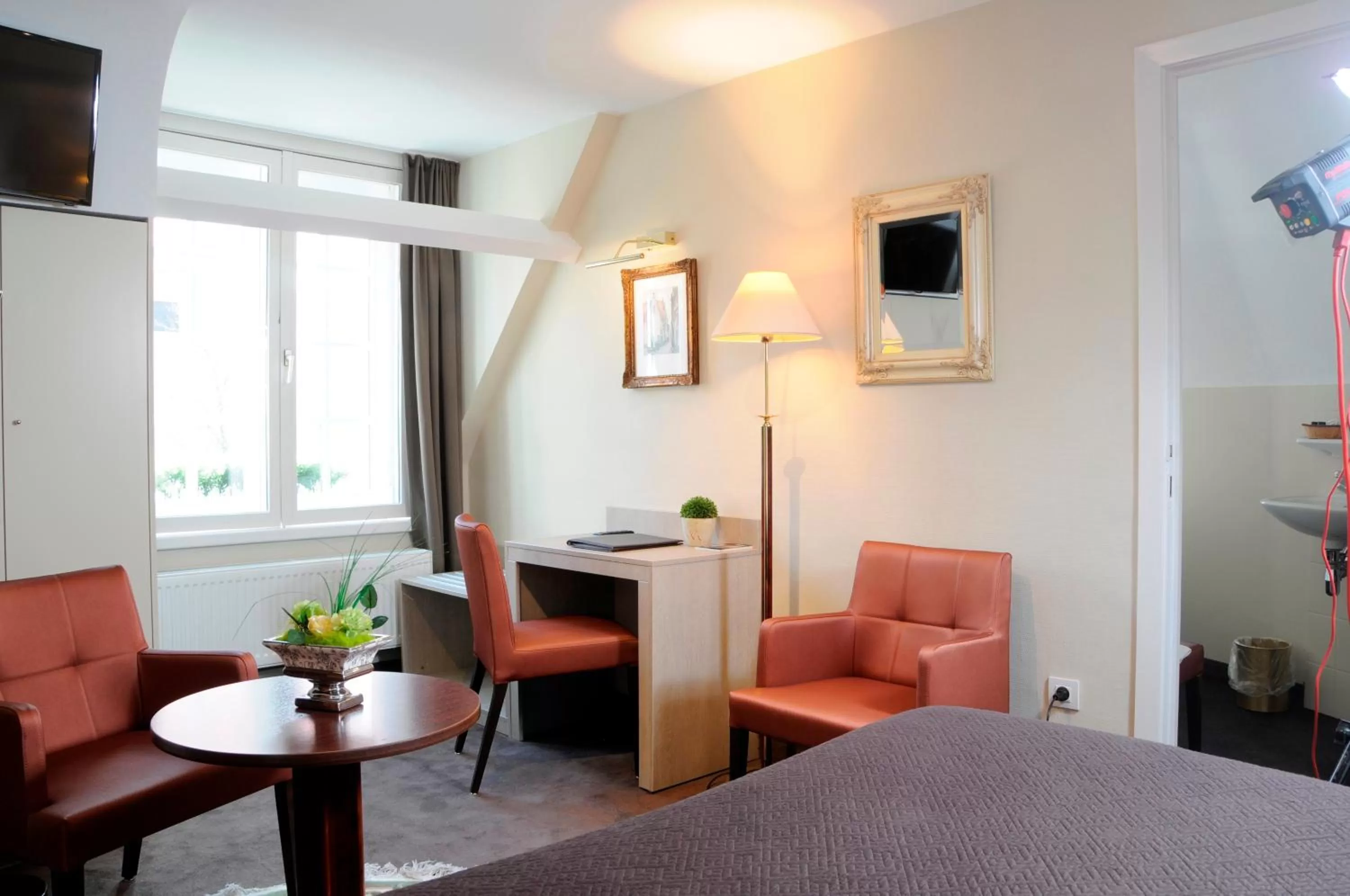 Seating area in Hotel Albert I