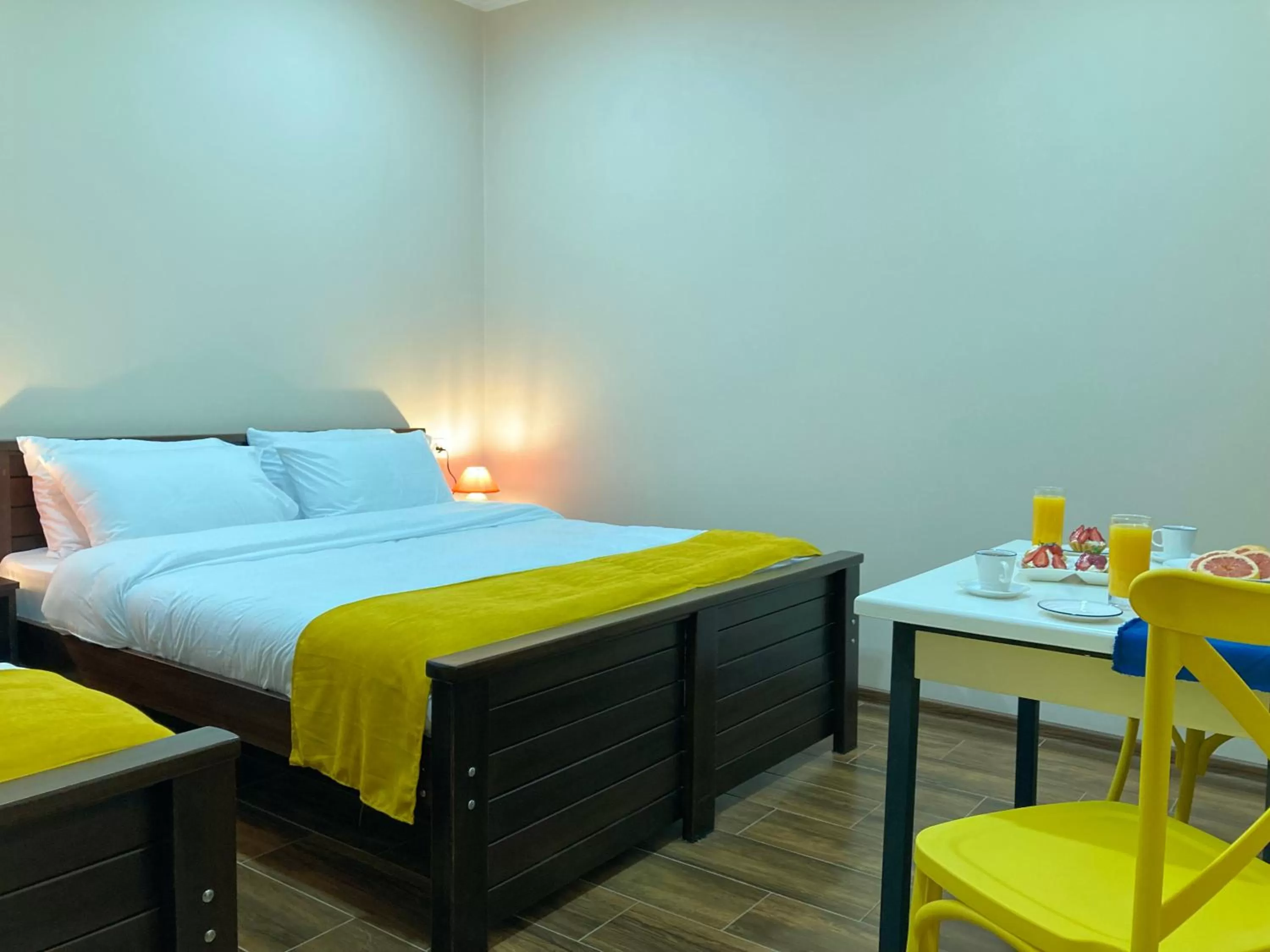 Bed in Borjomi Yellow Hotel