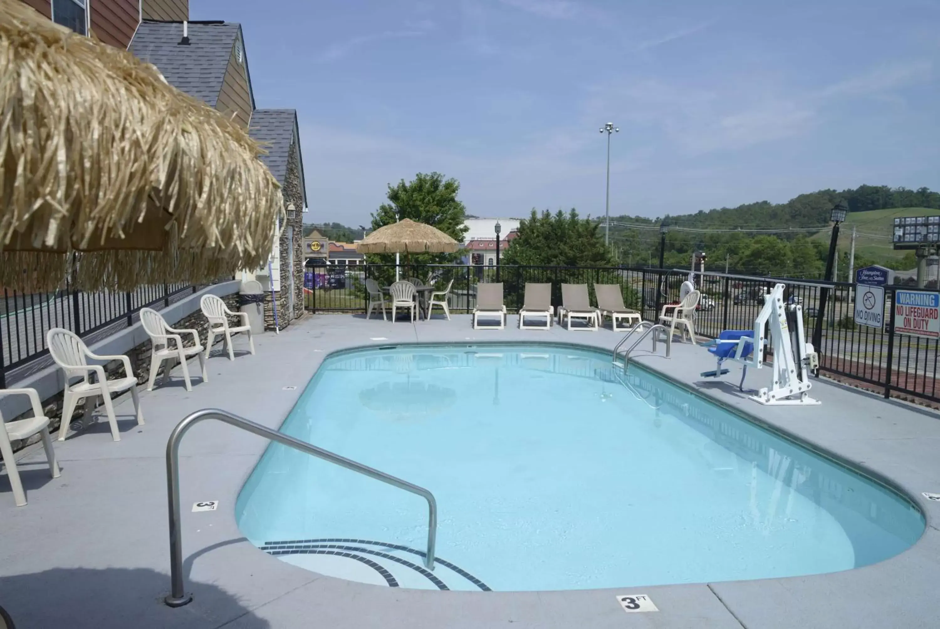 Pool view, Swimming Pool in Microtel Inn & Suites by Wyndham Pigeon Forge