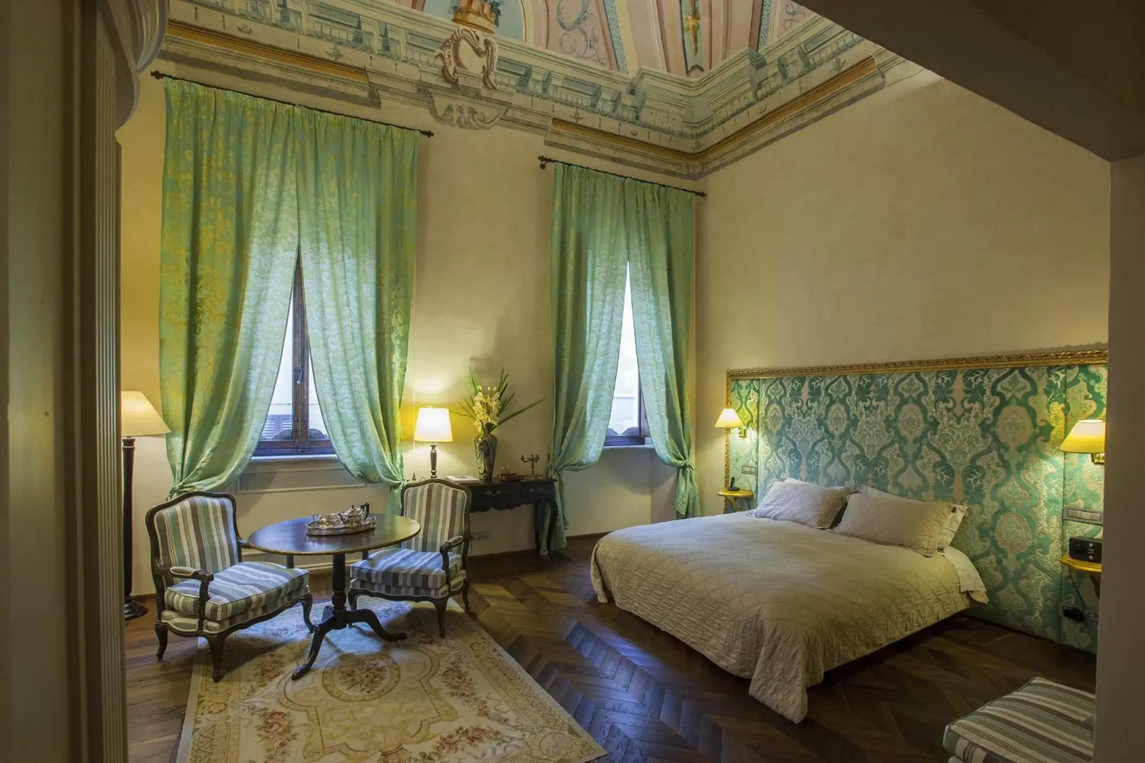 Photo of the whole room, Bed in Palazzo Carletti