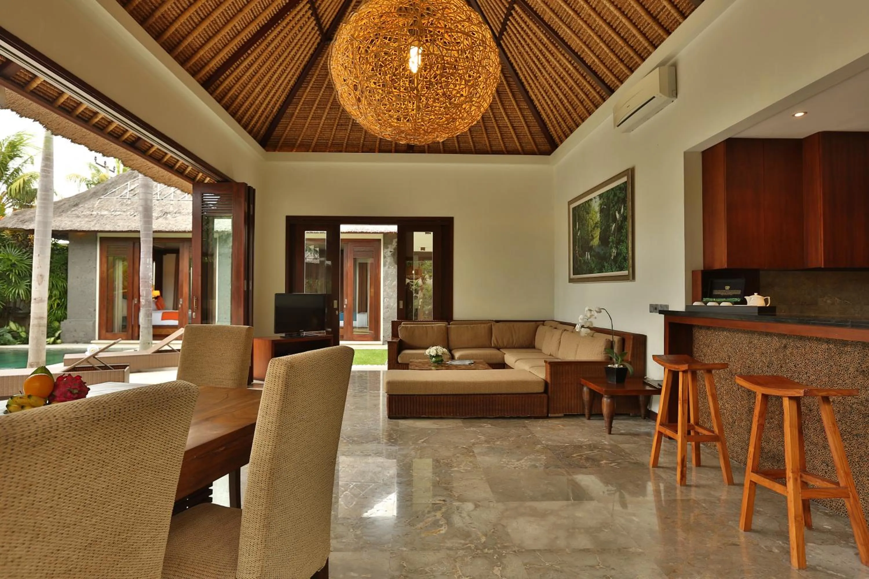 Living room in Mahagiri Villas Sanur