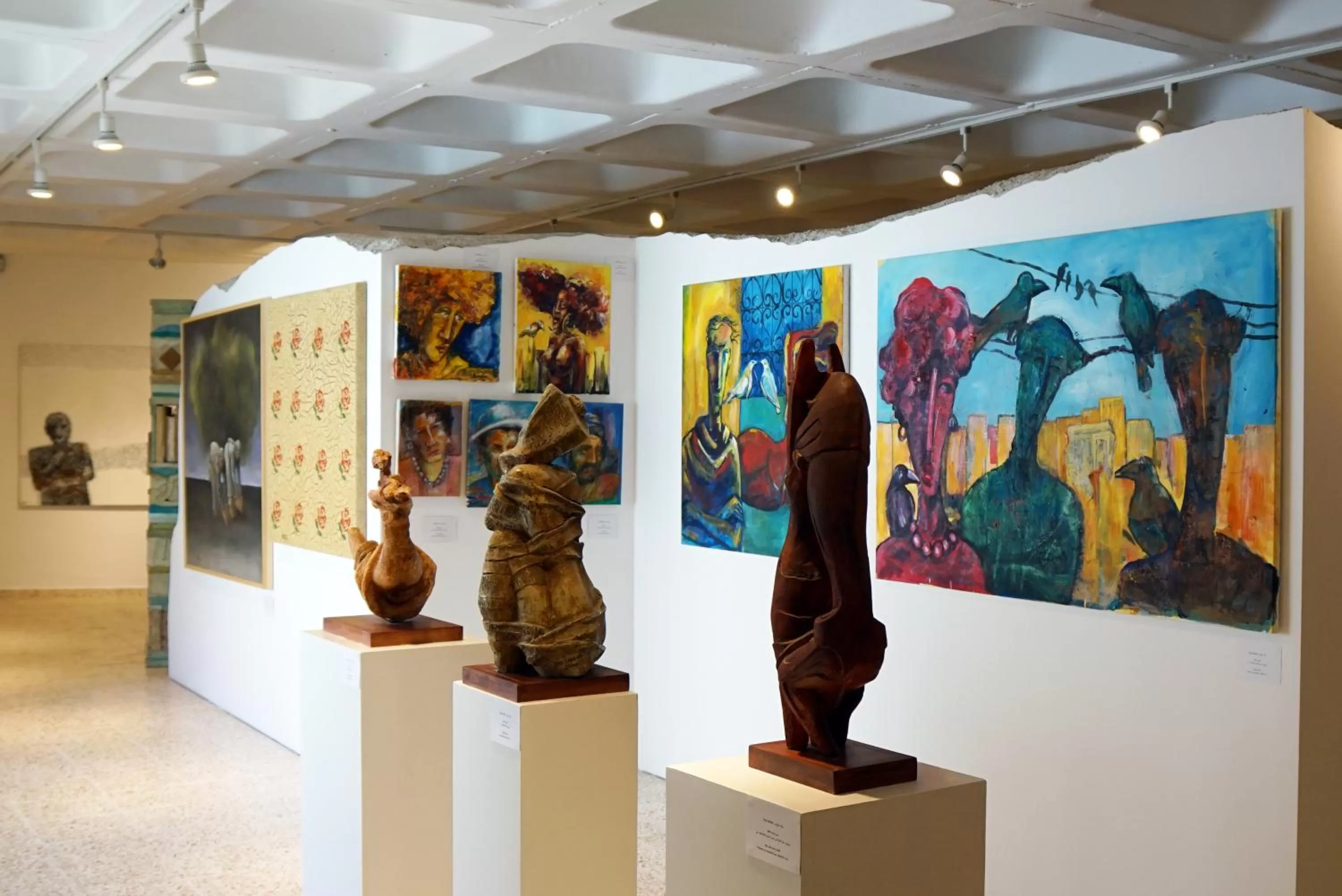 Area and facilities in The Walled Off Hotel