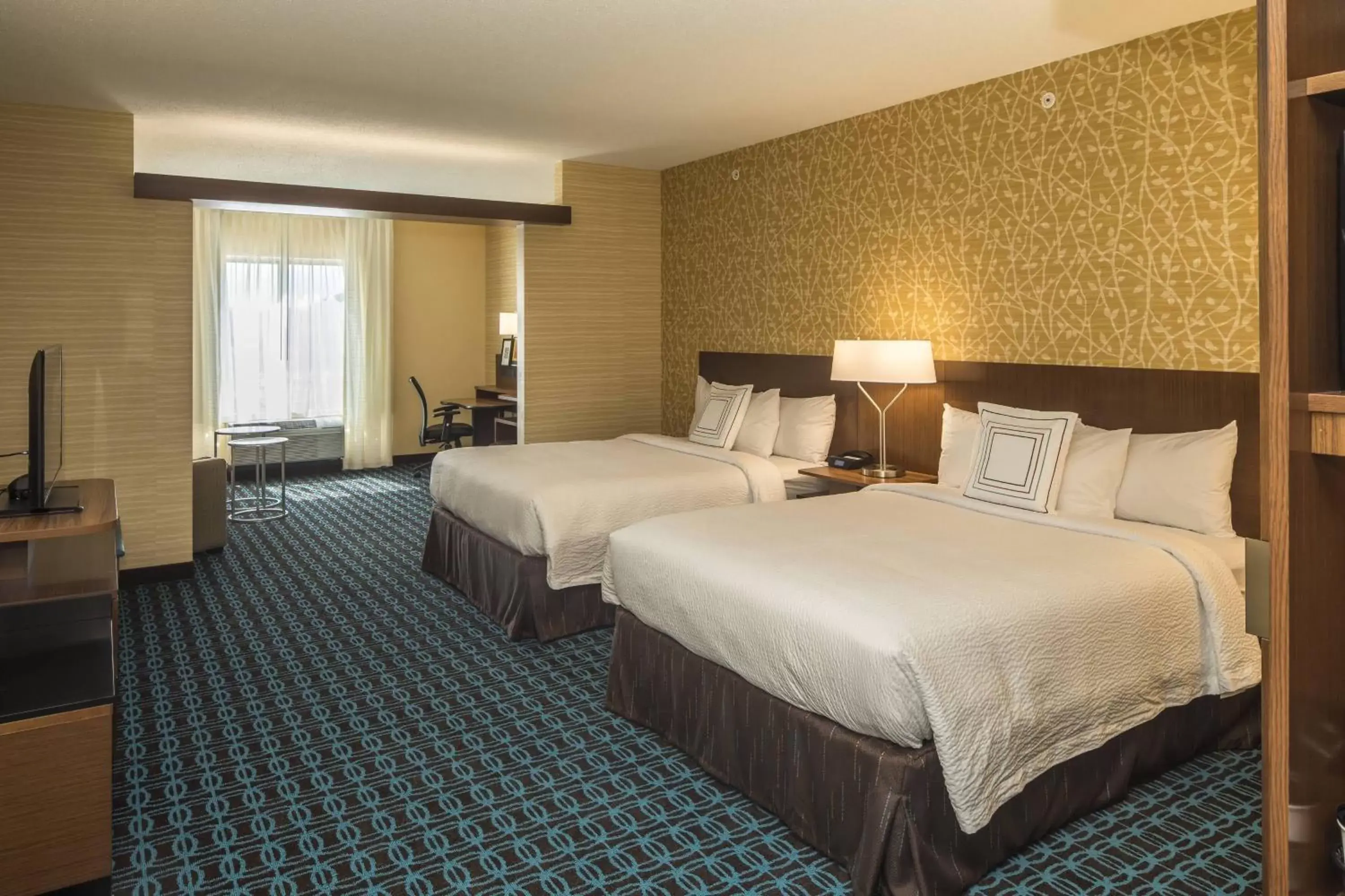 Bedroom, Bed in Fairfield Inn & Suites by Marriott Pittsburgh North/McCandless Crossing