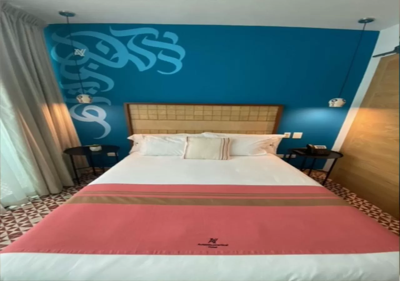 Bed in Auténtico Vertical Playa del Carmen