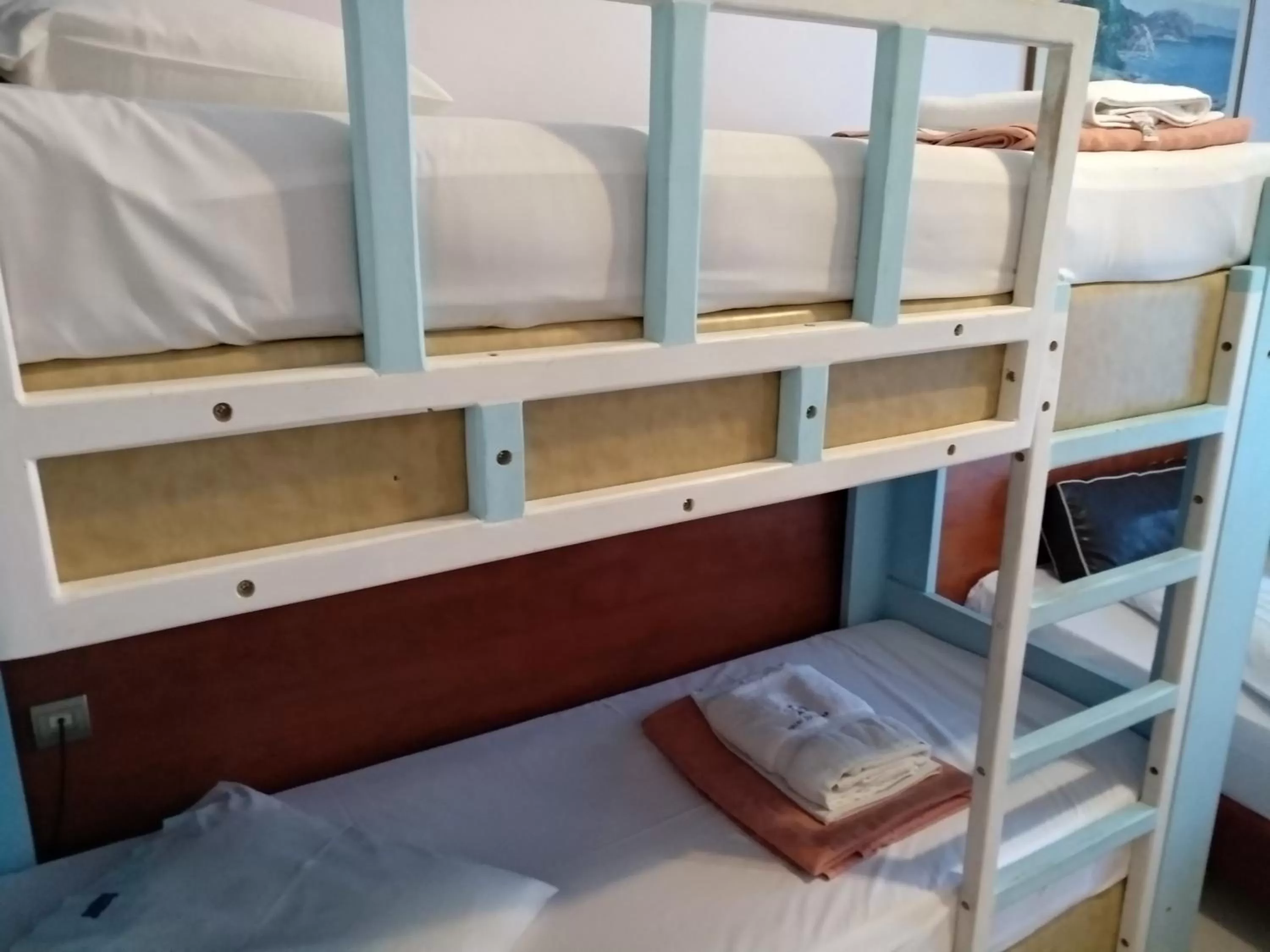 Bed in Diethnes Hotel
