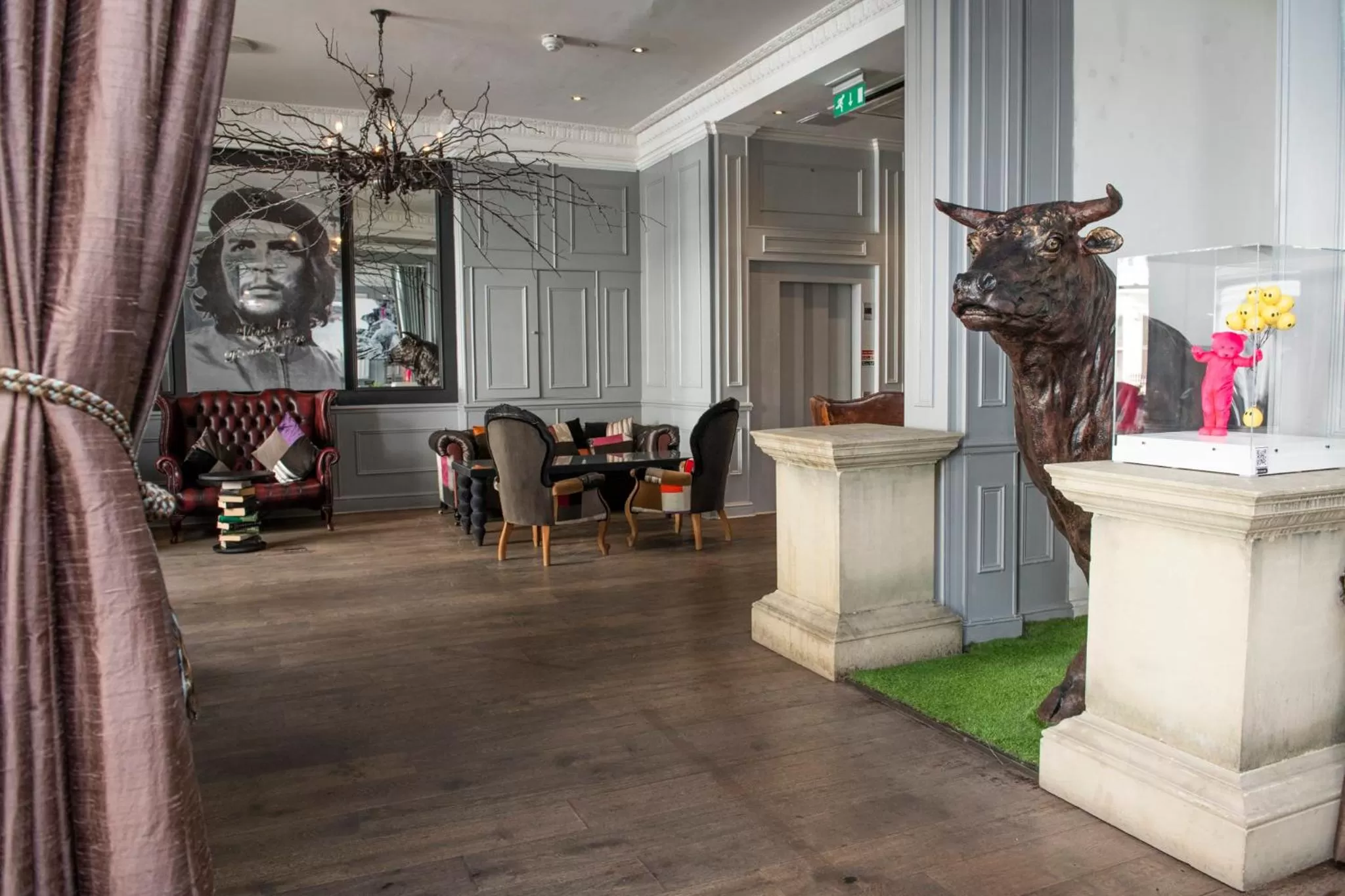 Lobby or reception in The Exhibitionist Hotel