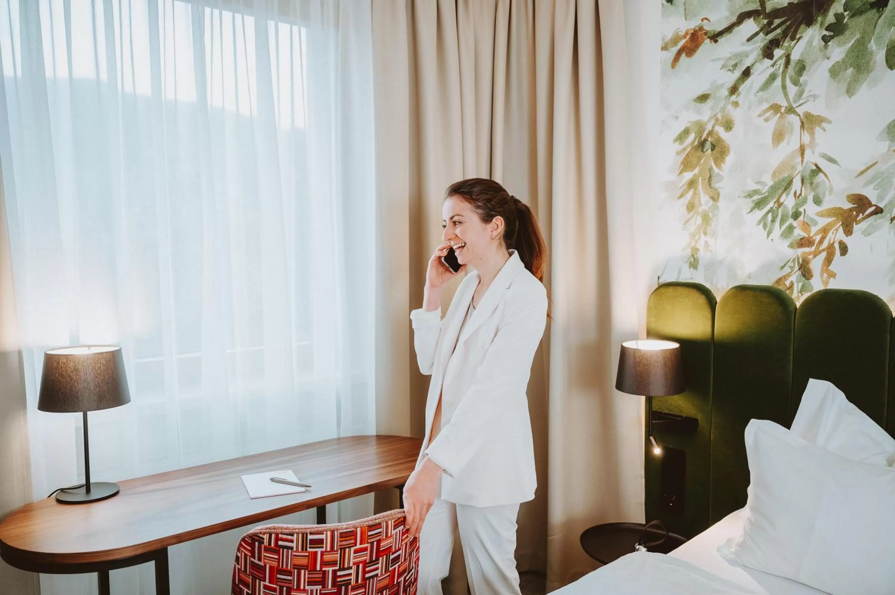 People, Bed in Hotel Brücklwirt