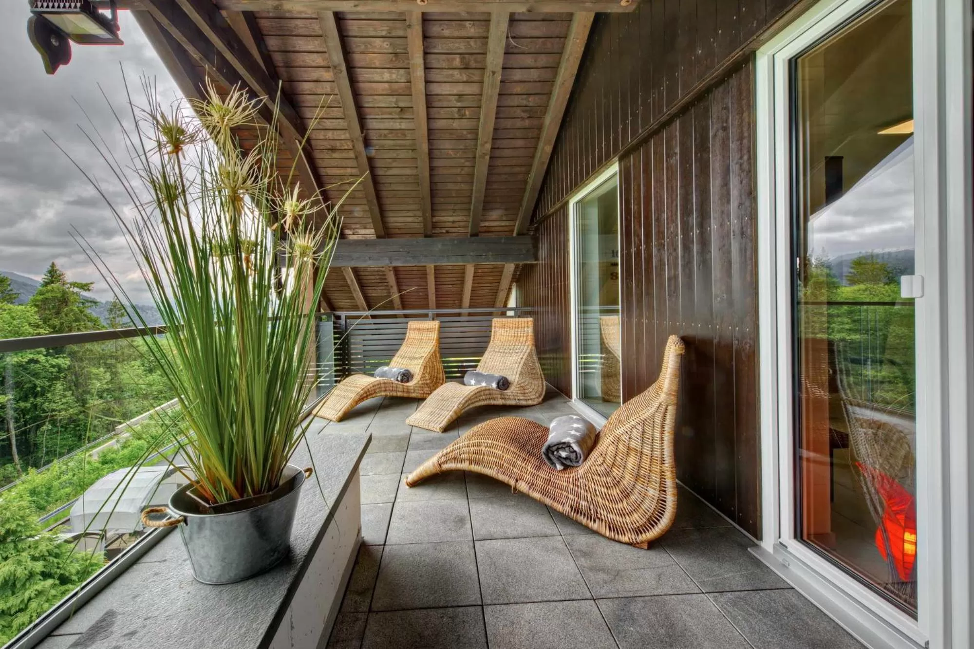 Sauna in Allgäuer Panoramahotel