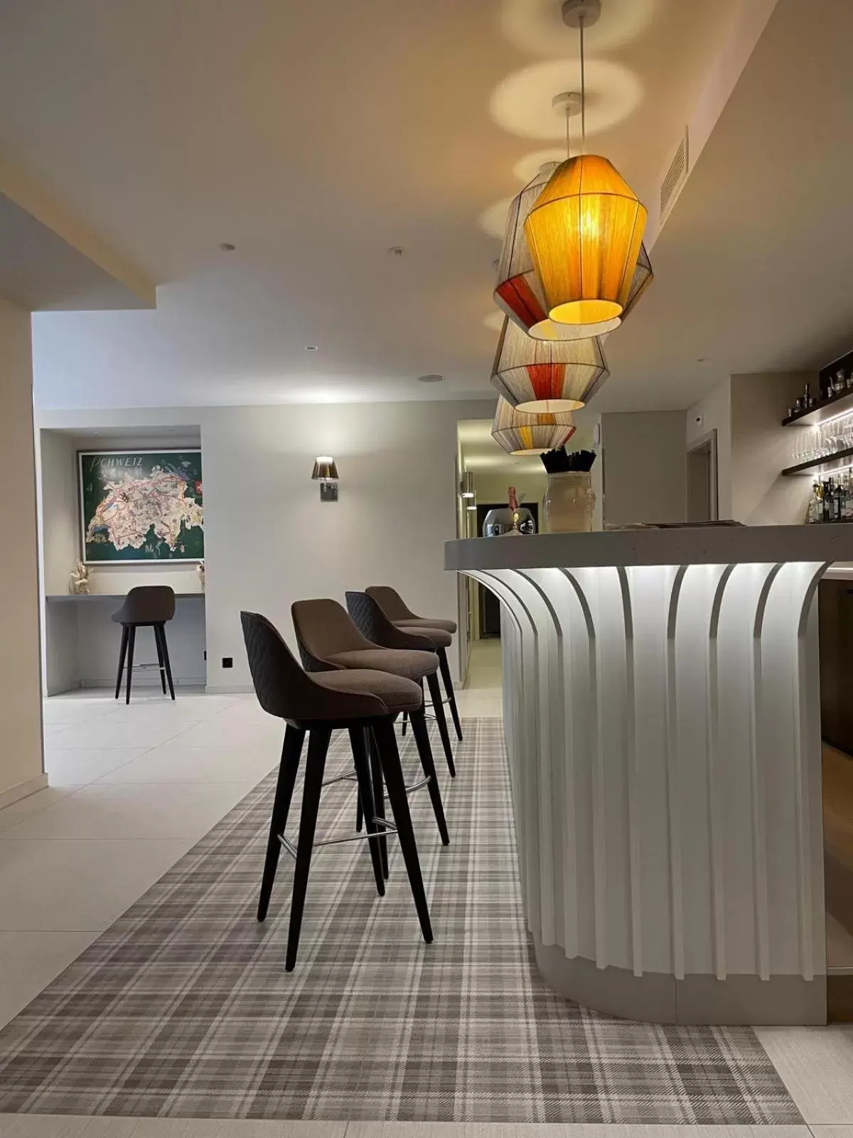 Lounge or bar, Dining Area in Hôtel Fribourg Centre Remparts By Mercure