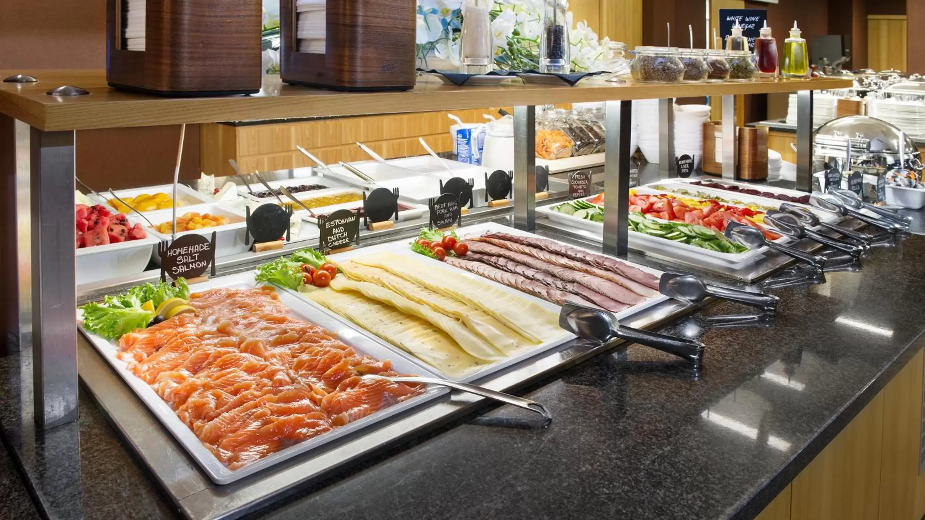 Buffet breakfast in Hestia Hotel Europa