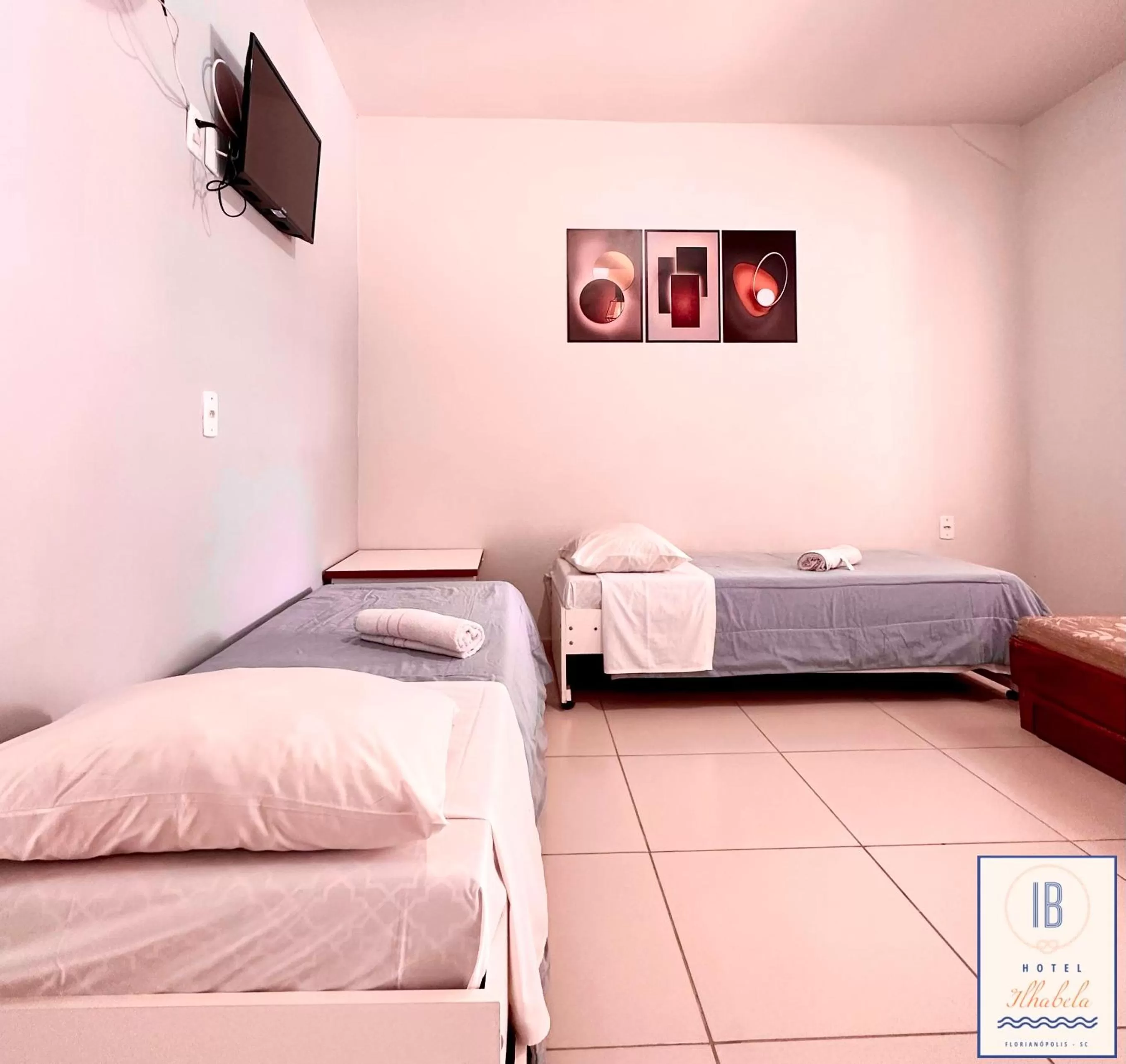 Bed in Hotel Residencial Ilhabela