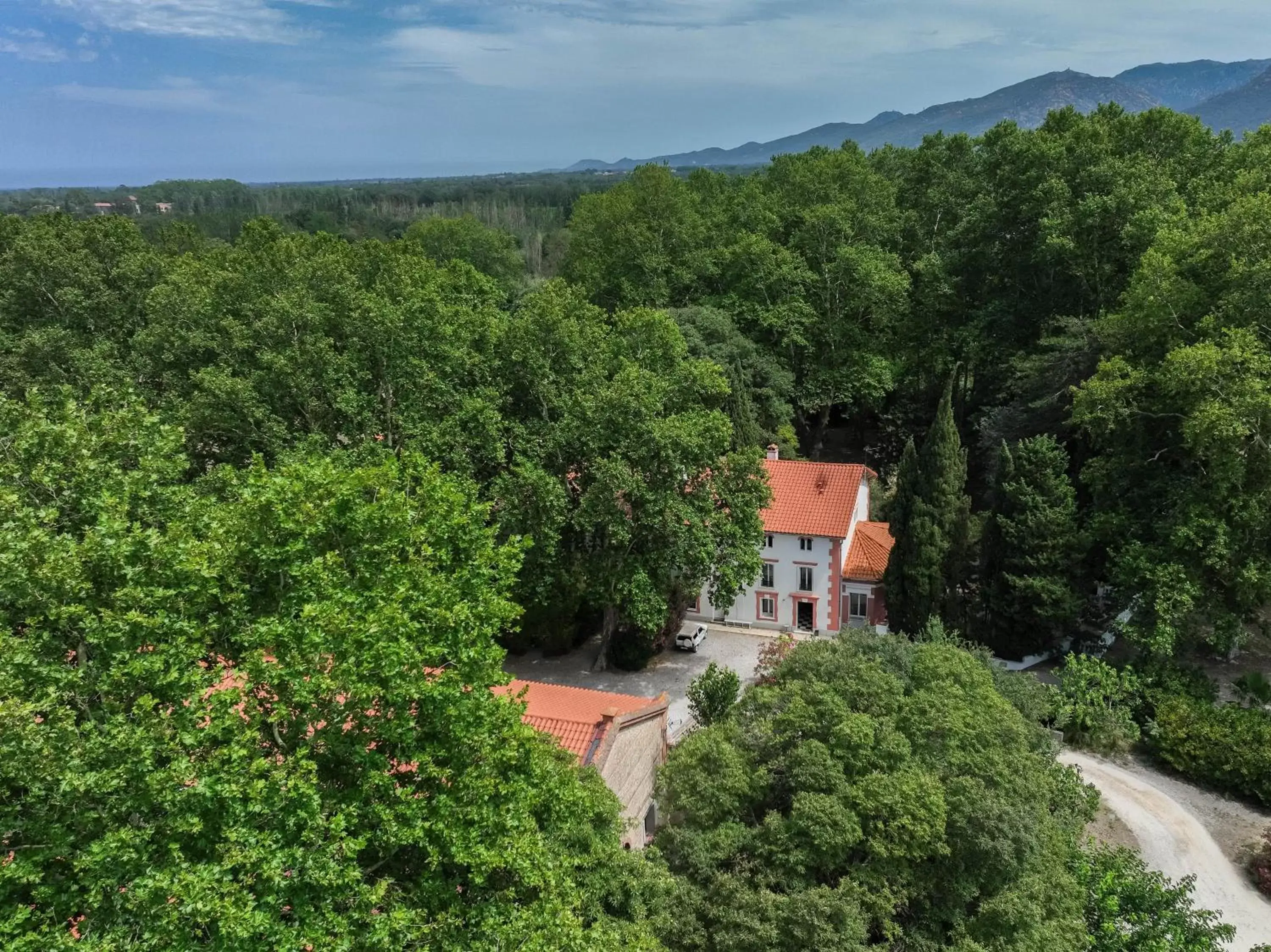 Property building, Bird's-eye View in Domaine Castell de Blés