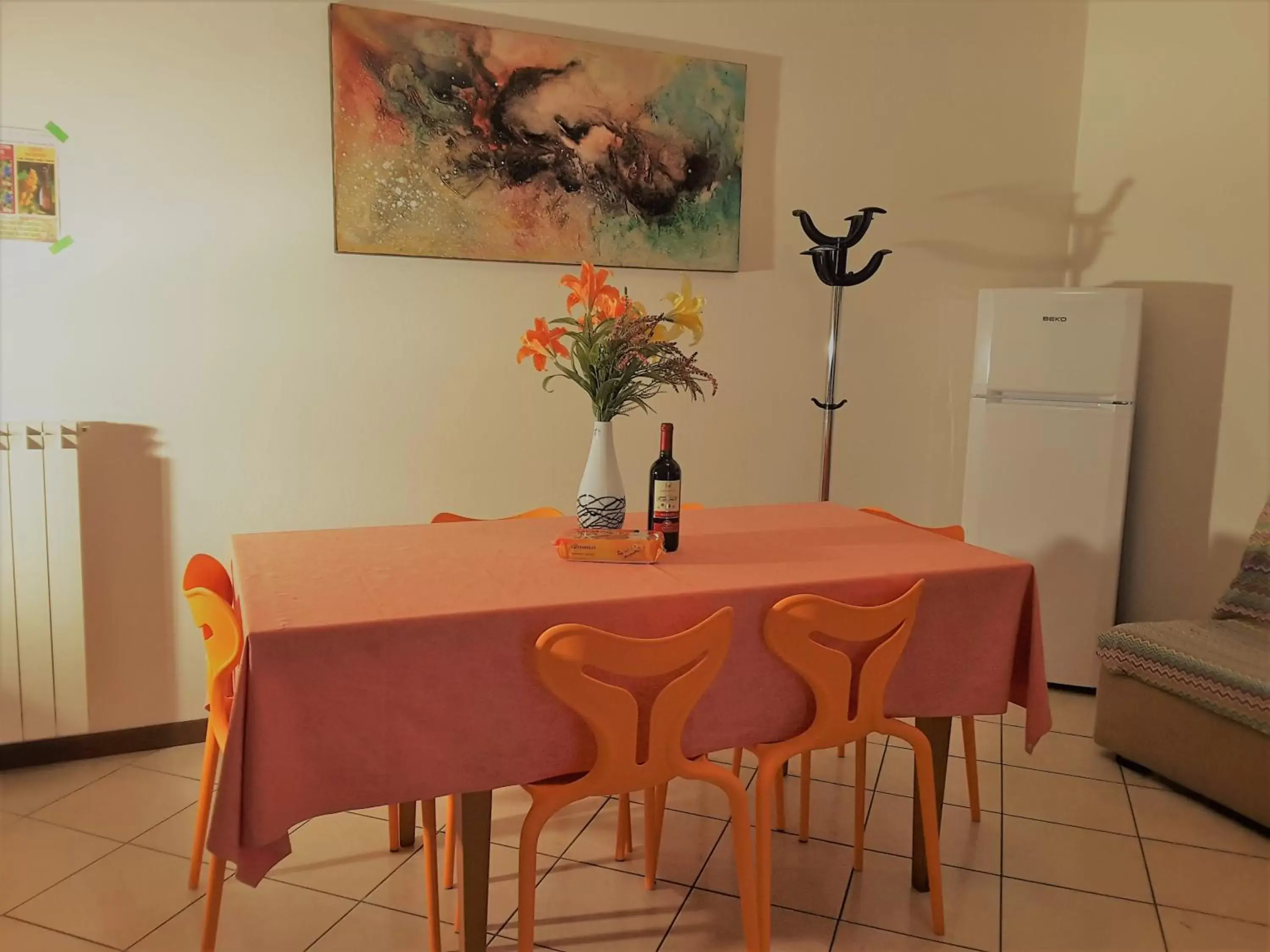 Living room, Dining Area in Villaggio dei Fiori Apart- Hotel 3 Stars - Family Resort