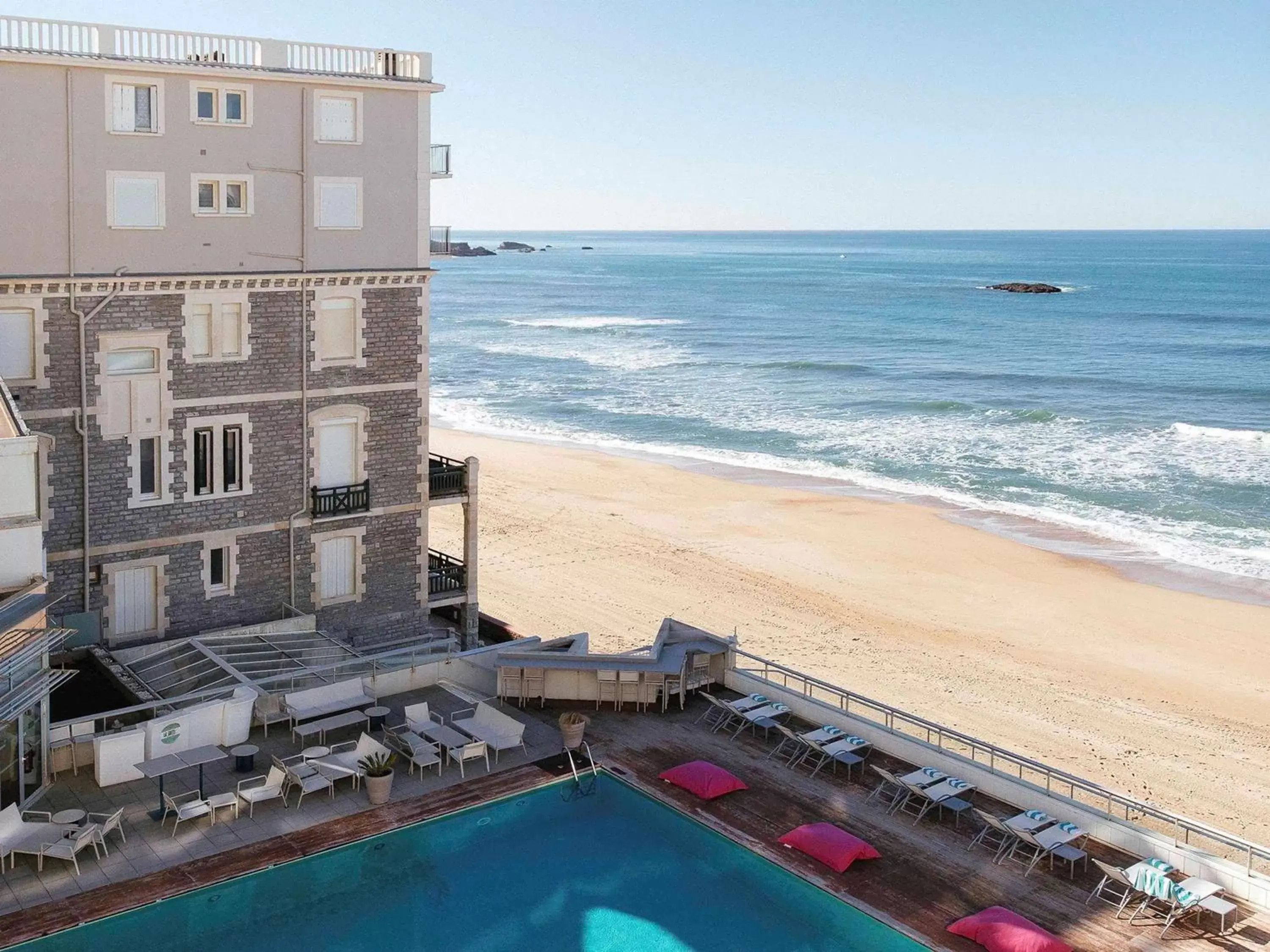Property building, Pool View in Sofitel Biarritz Le Miramar Thalassa