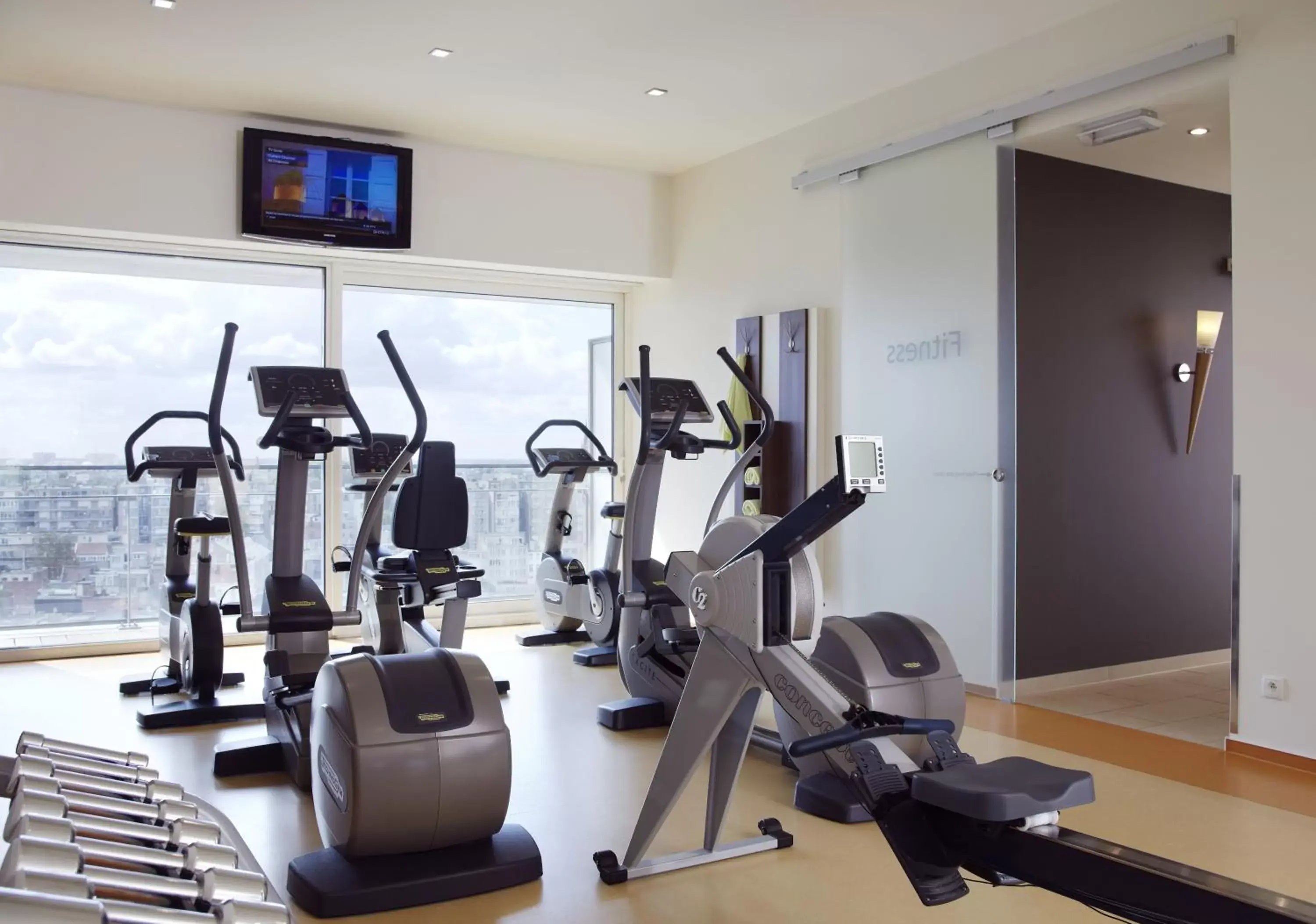 Fitness centre/facilities, Fitness Center/Facilities in Lindner Hotel Antwerp, part of JdV by Hyatt