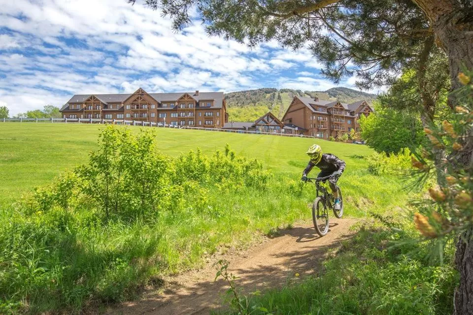 Cycling in Burke Mountain Hotel