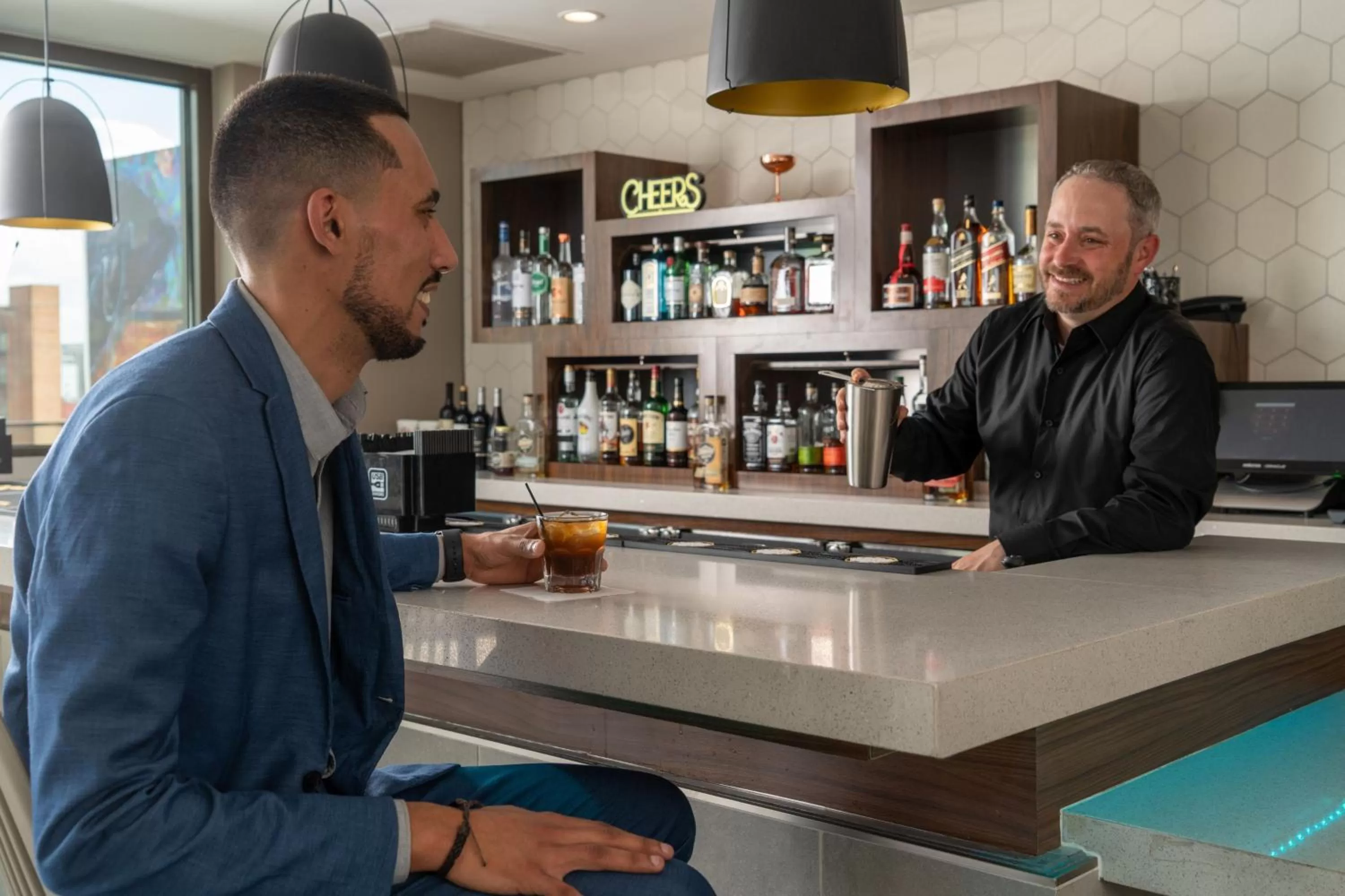 Lounge or bar in SpringHill Suites by Marriott New Orleans Downtown/Canal Street