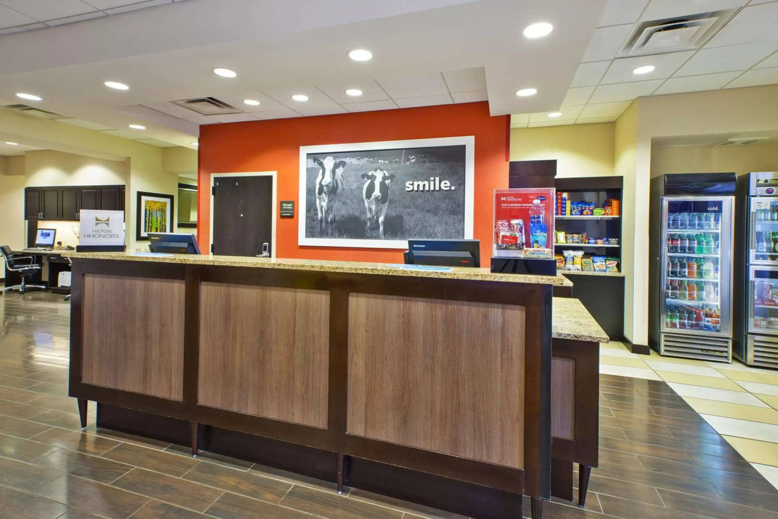 Lobby or reception in Hampton Inn Washington-Dulles International Airport South Lobby or reception in Hampton Inn Washington-Dulles International Airport South