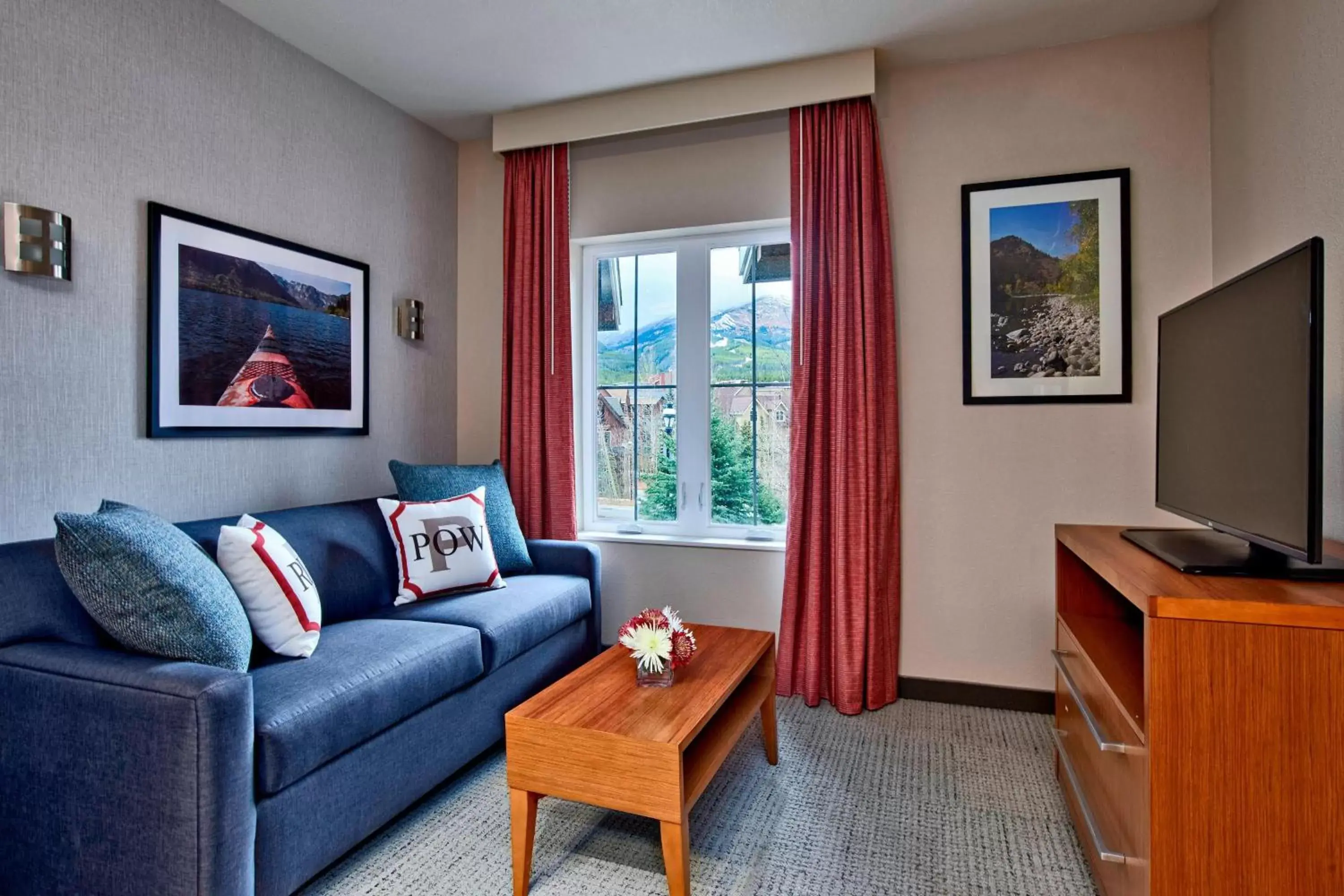 Living room, Seating Area in Residence Inn by Marriott Breckenridge