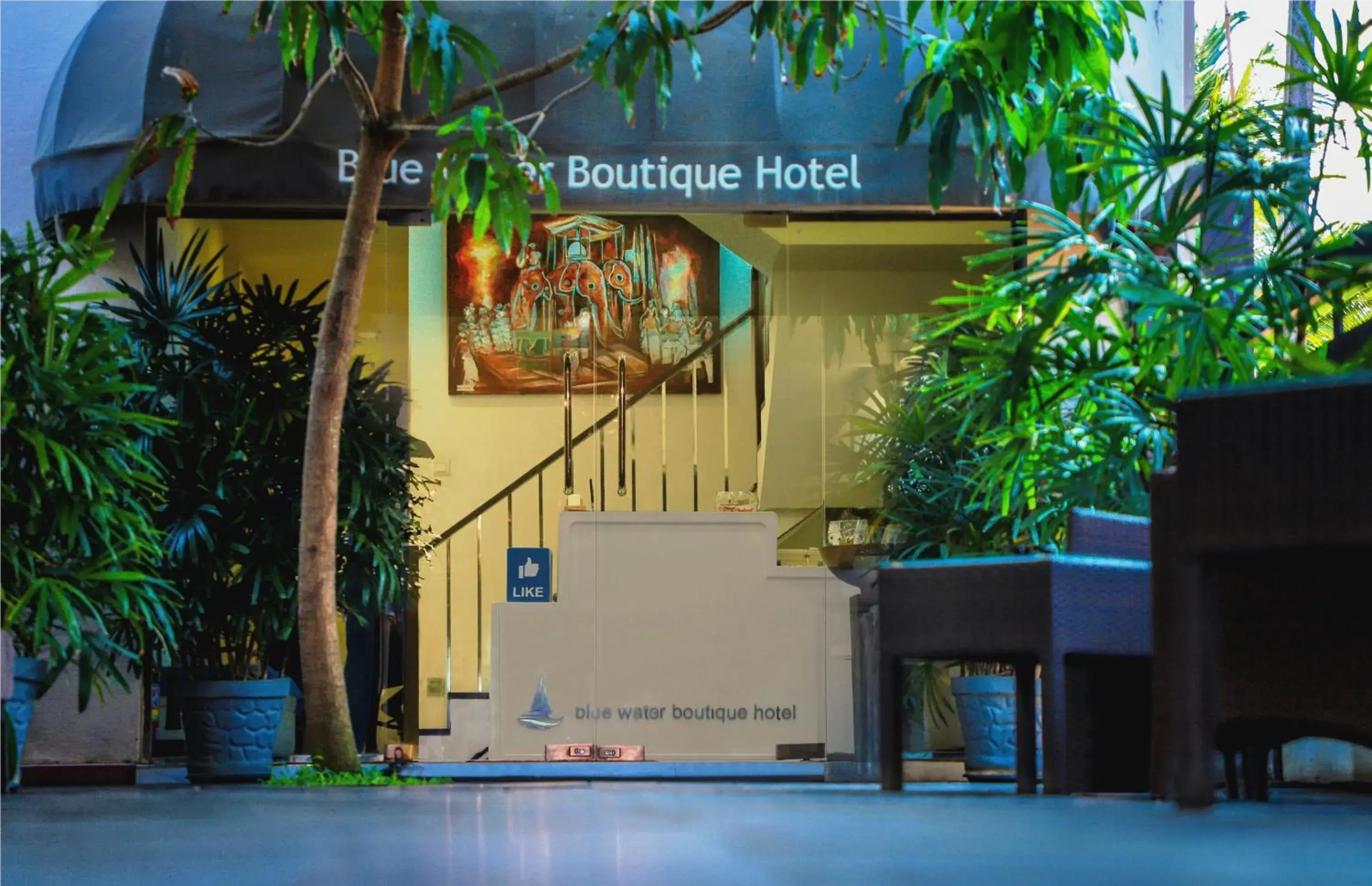 Facade/entrance in Blue Water Boutique Hotel