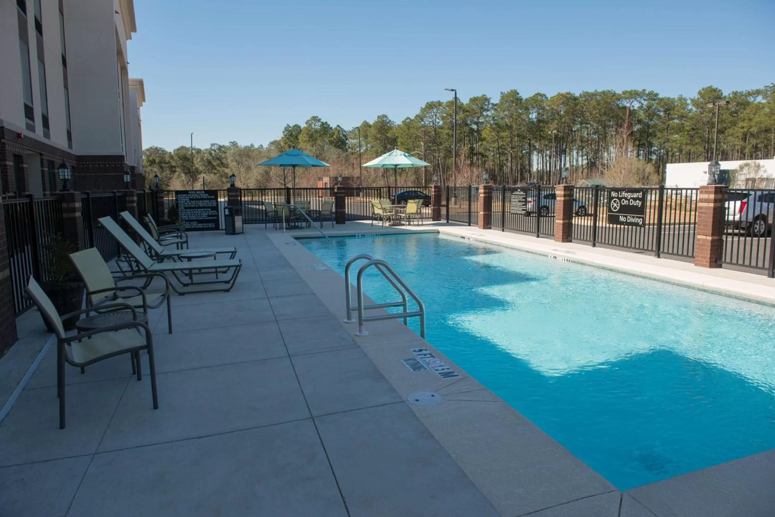 Pool view in Hampton Inn Bainbridge, GA