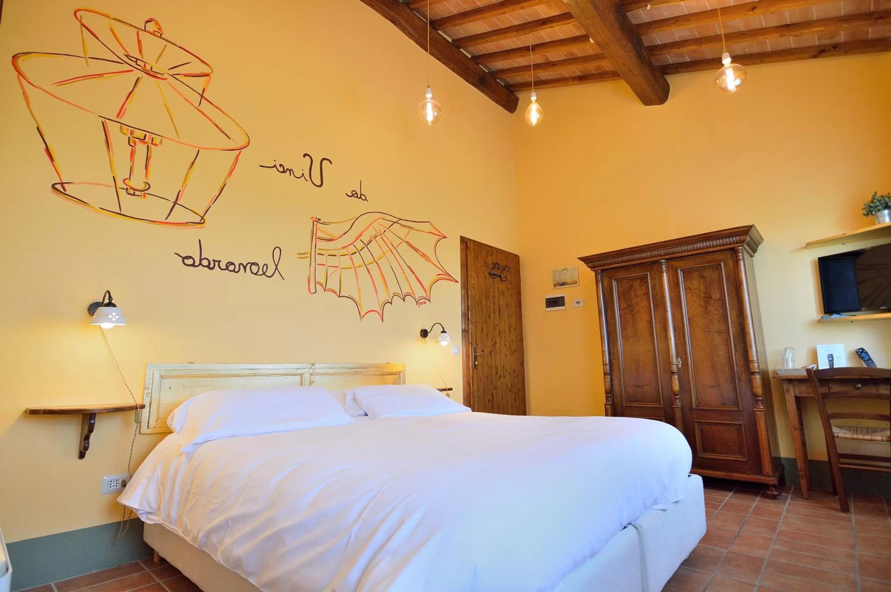 Bedroom, Bed in Podere Benintendi