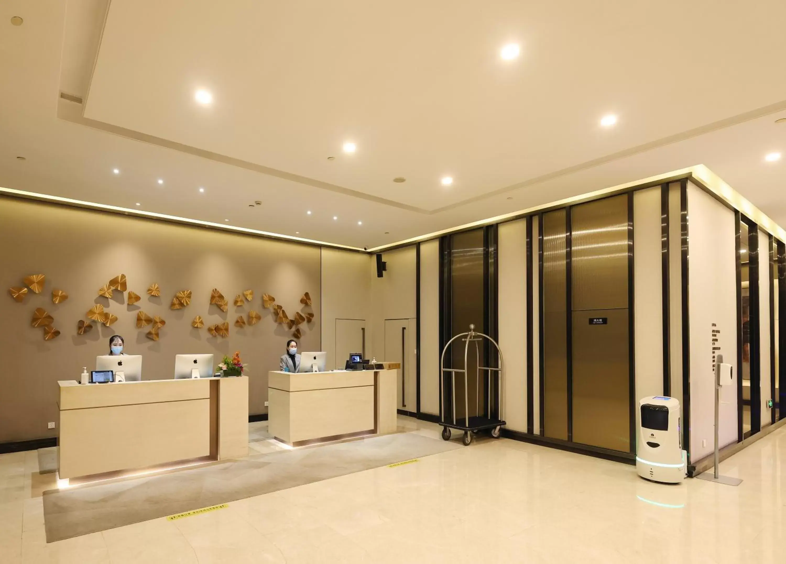 Lobby or reception in Fraser Residence Shanghai
