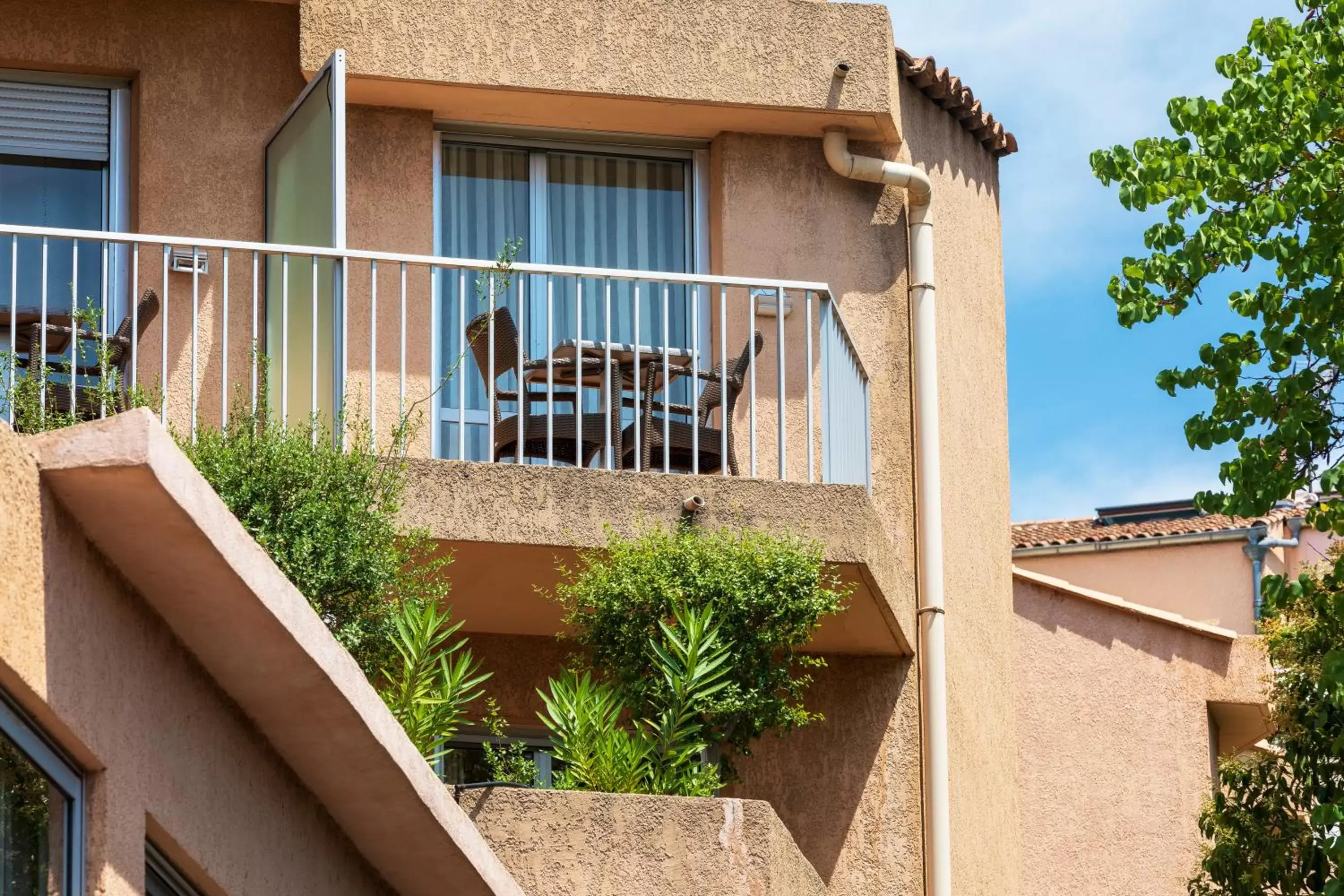 Property building, Balcony/Terrace in Hôtel Le Mozart