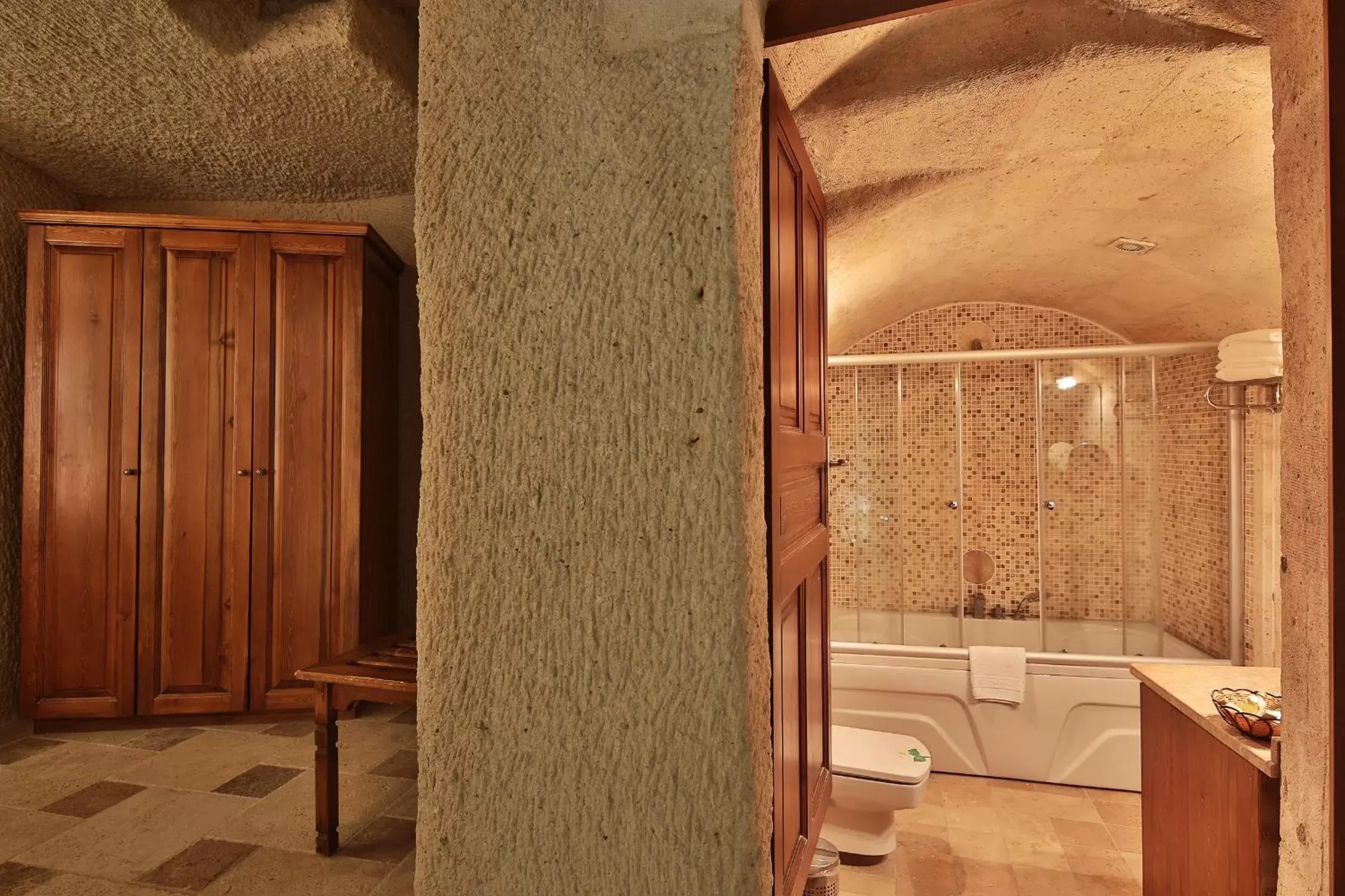 Shower, Bathroom in Cappadocia Cave Suites