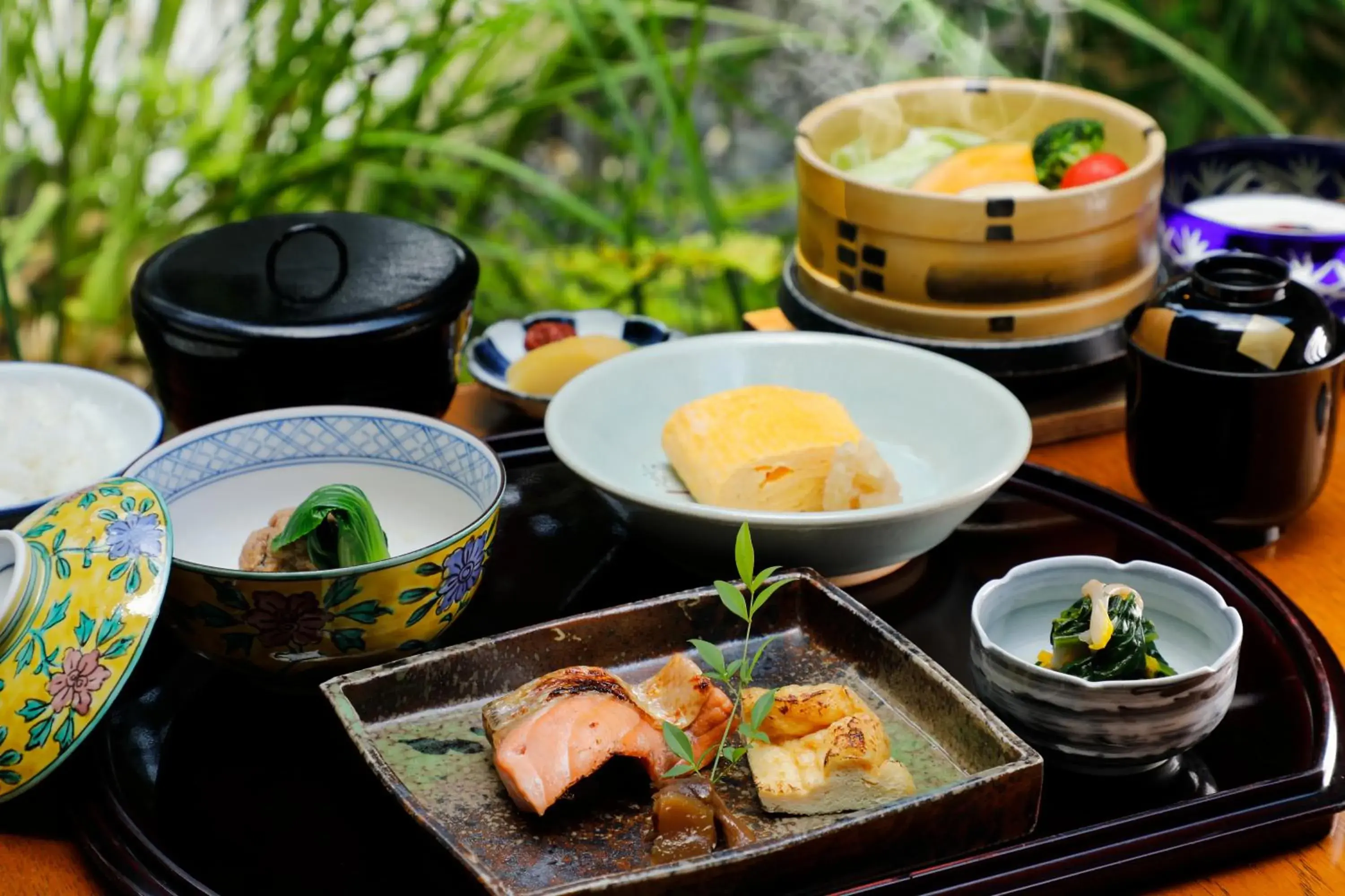 Breakfast, Food in Asukasou Hotel