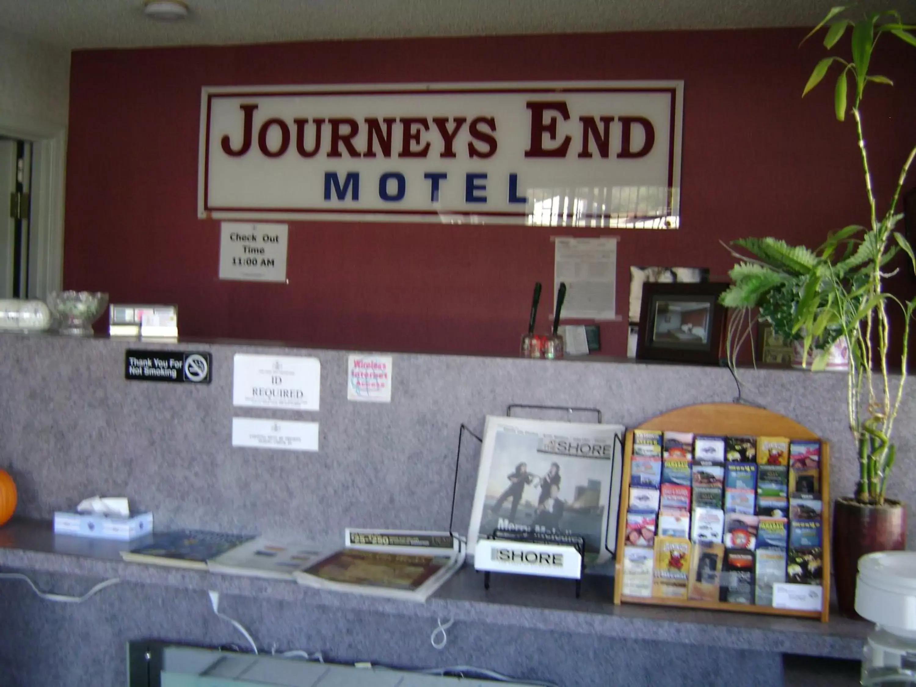 Property logo or sign in Journeys End Motel