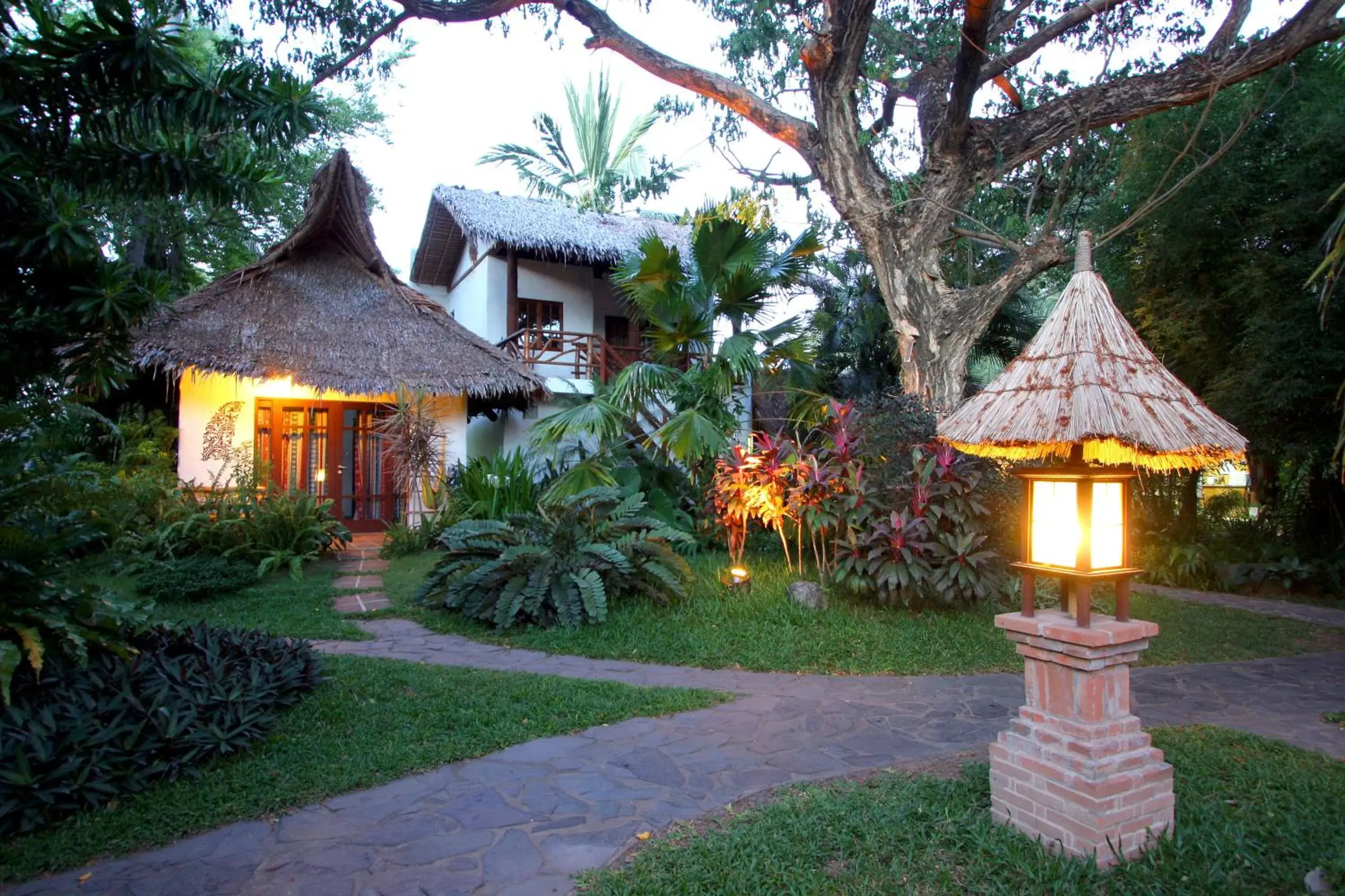 Facade/entrance, Garden in Atlantis Dive Resort Dumaguete