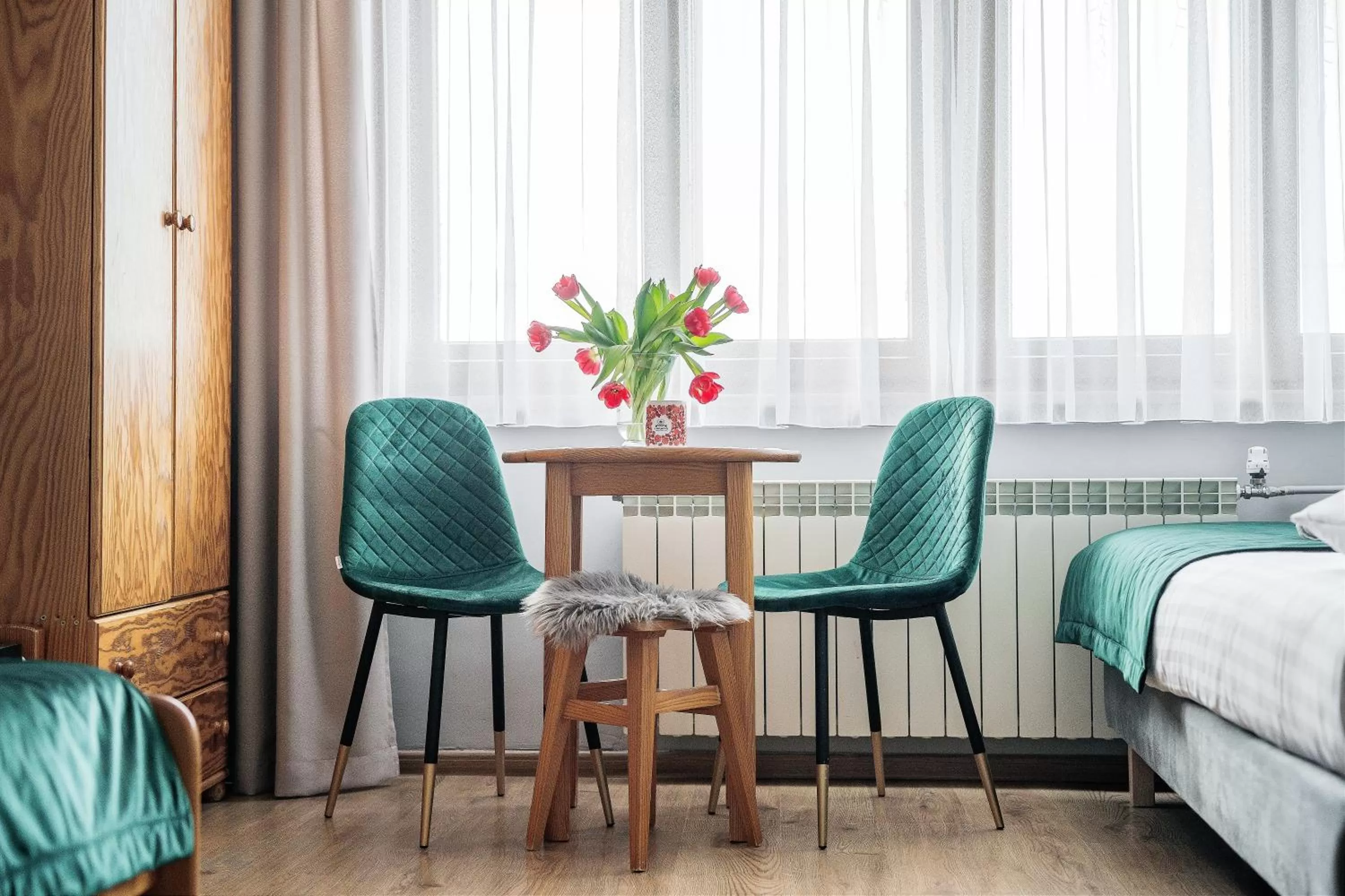 Dining area, Bed in Pokoje Gościnne U Małgorzaty Jacuzzi & Sauna