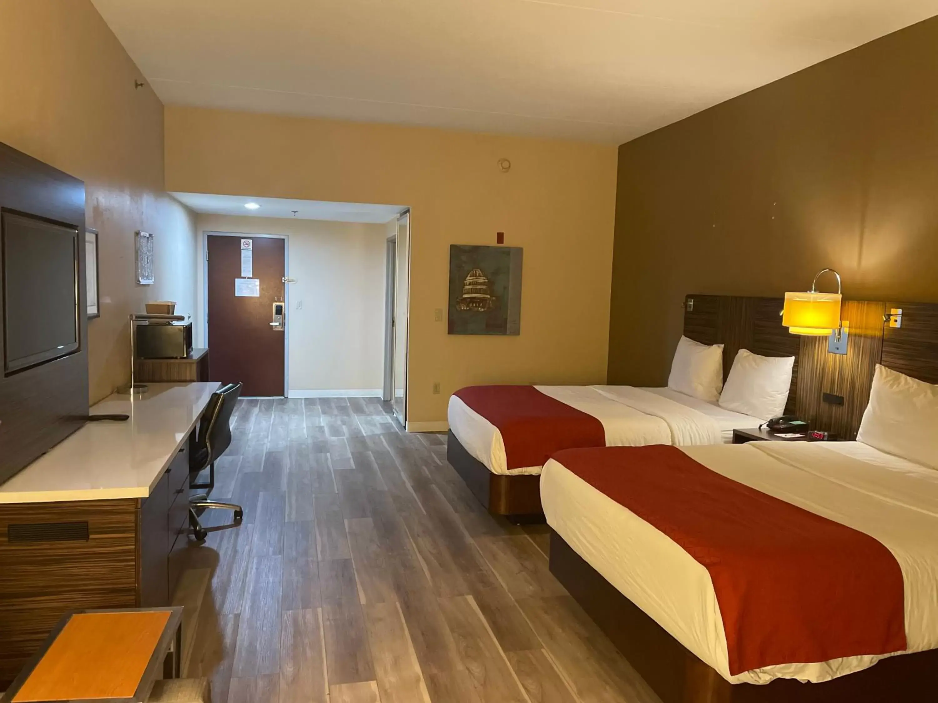 Bed in Ramada by Wyndham Harrisburg/Hershey Area