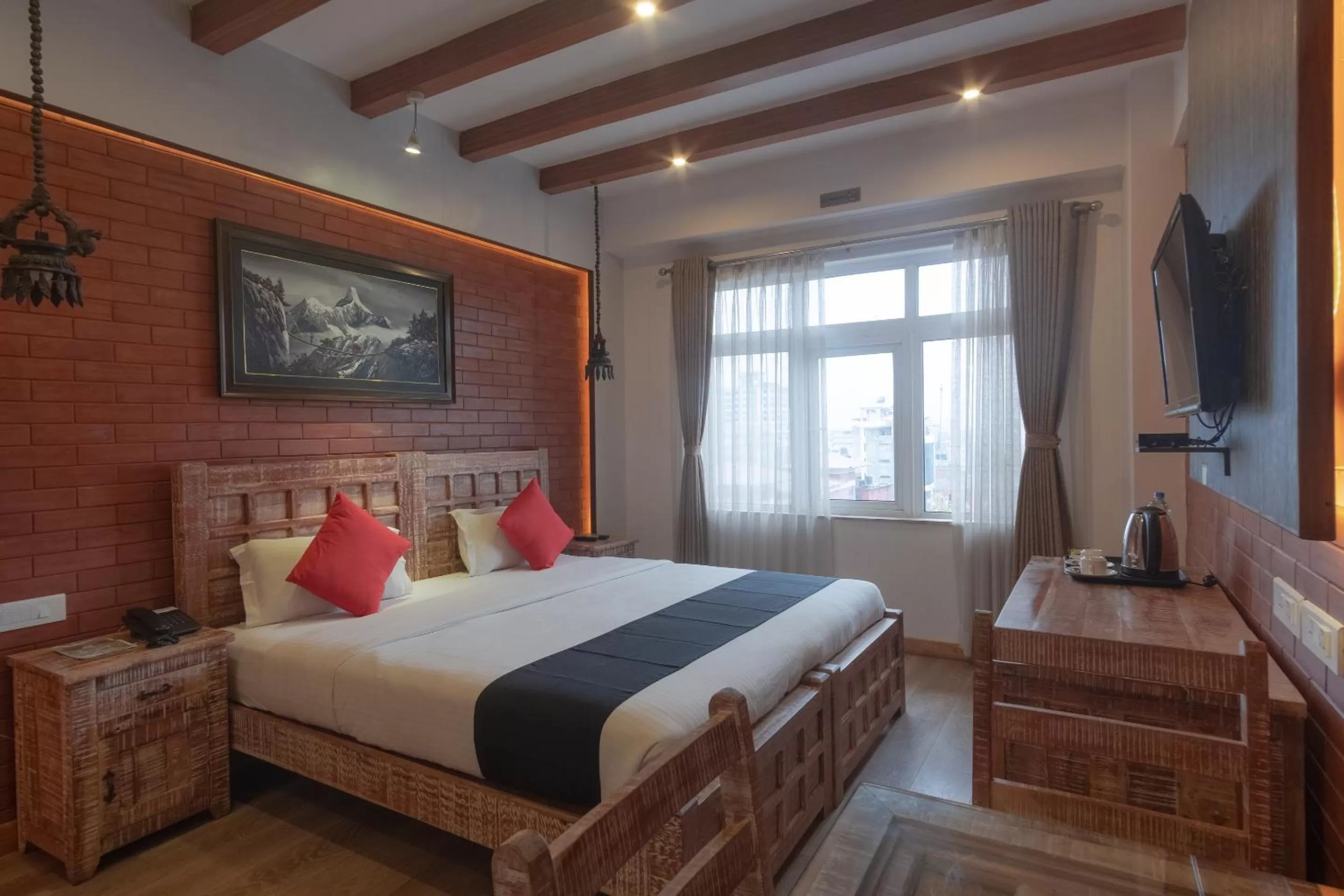 Bedroom, Bed in Swornim Boutique Hotel Kathmandu