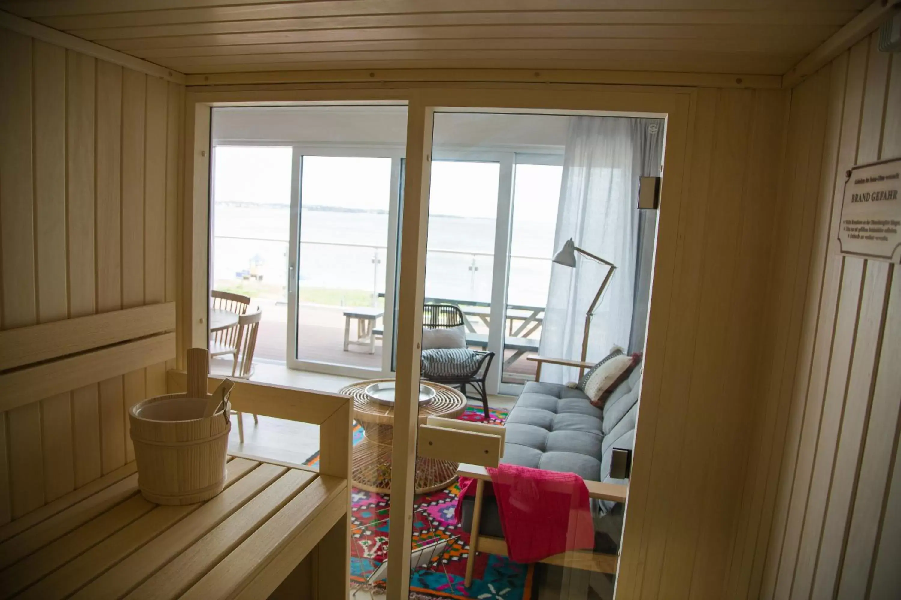 Sauna in Ostsee-Strandhaus-Holnis