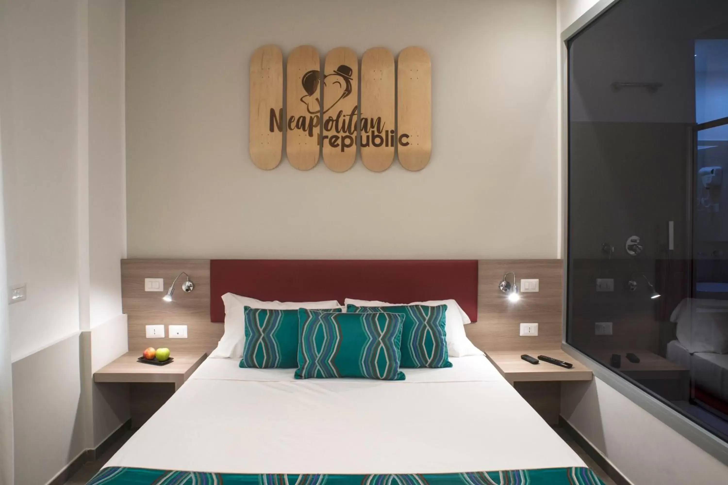 Bed in Regina Margherita Suite
