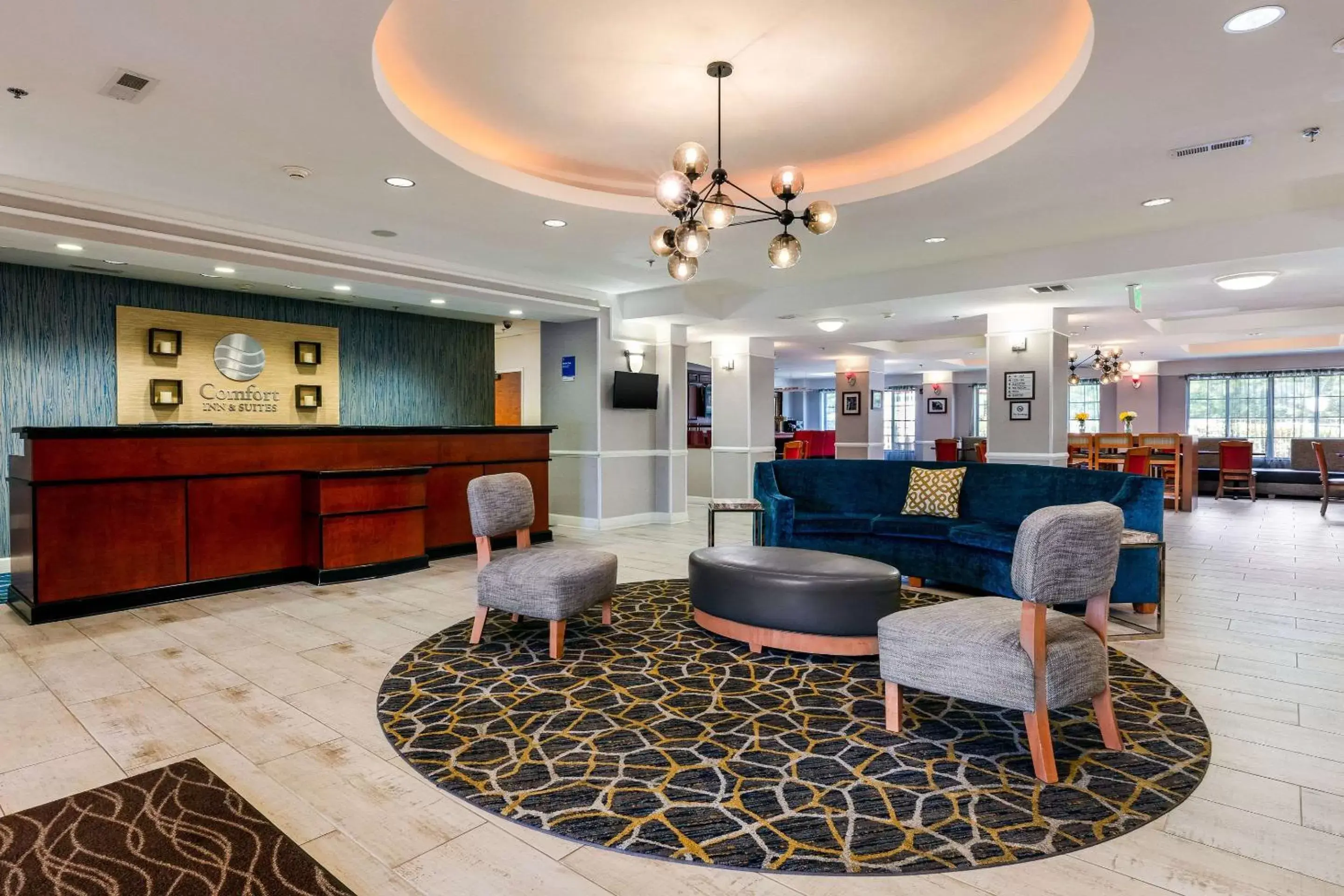 Lobby or reception, Lobby/Reception in Comfort Inn & Suites Savannah Airport