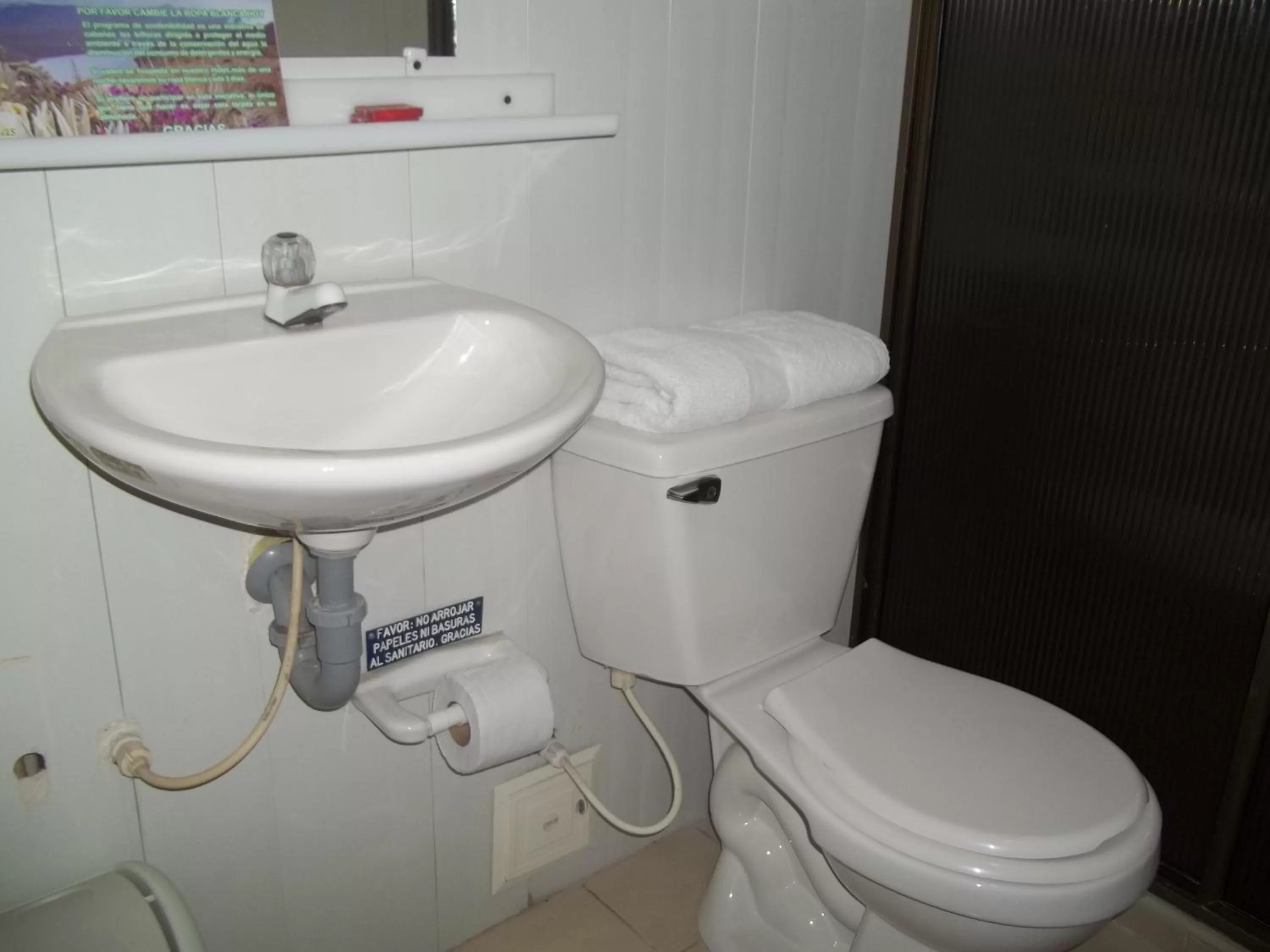 Bathroom in Cabañas Las Bifloras