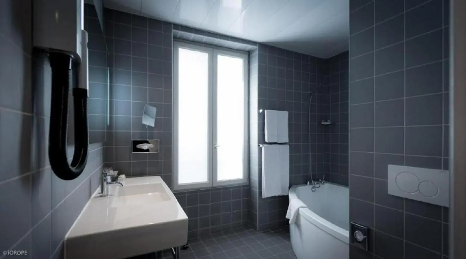 Bathroom in Hotel Mirabeau Eiffel Bathroom in Hotel Mirabeau Eiffel