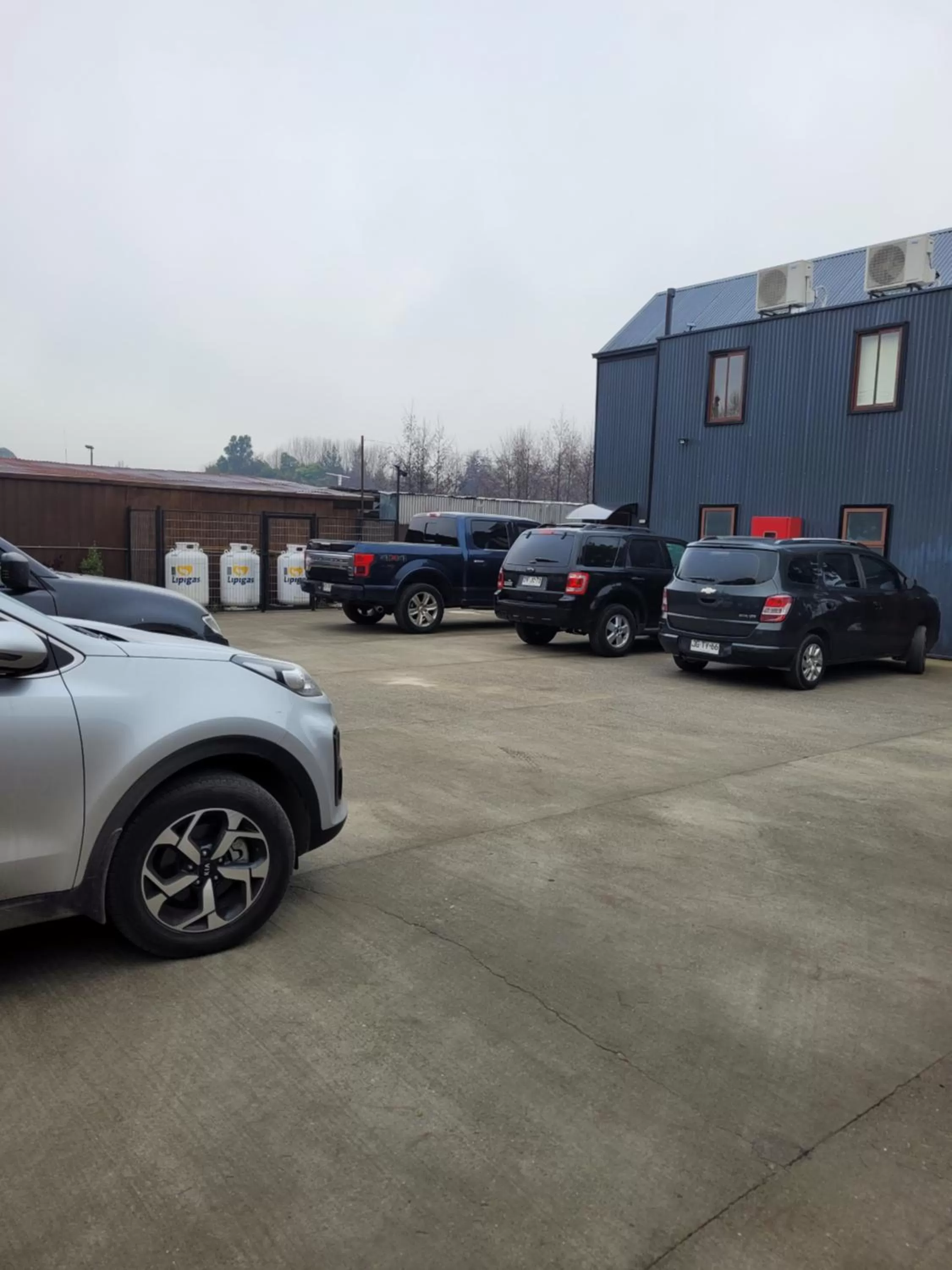 Parking in Cabañas Rosner