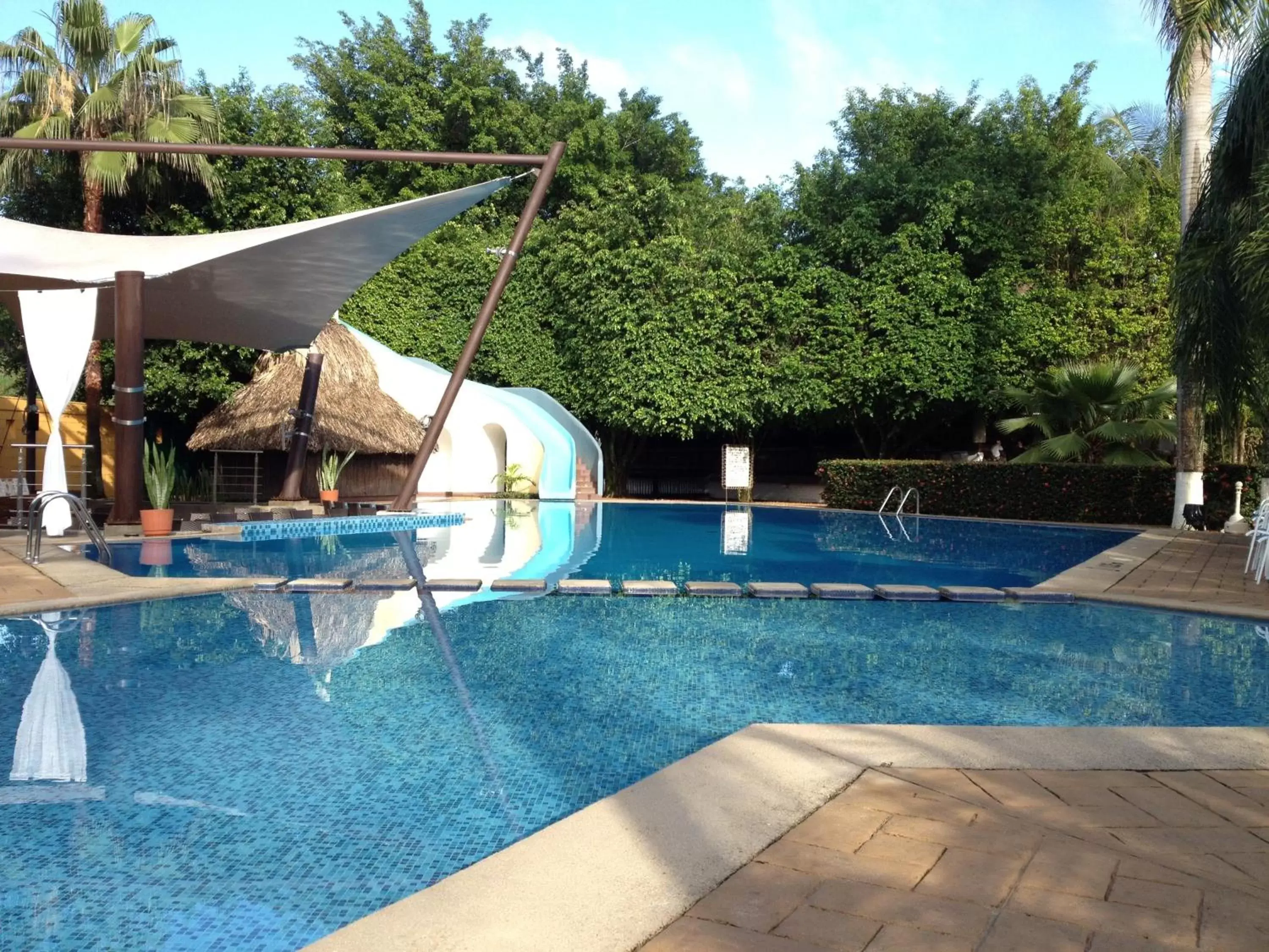 Swimming Pool in Hotel Ciudad Real Palenque