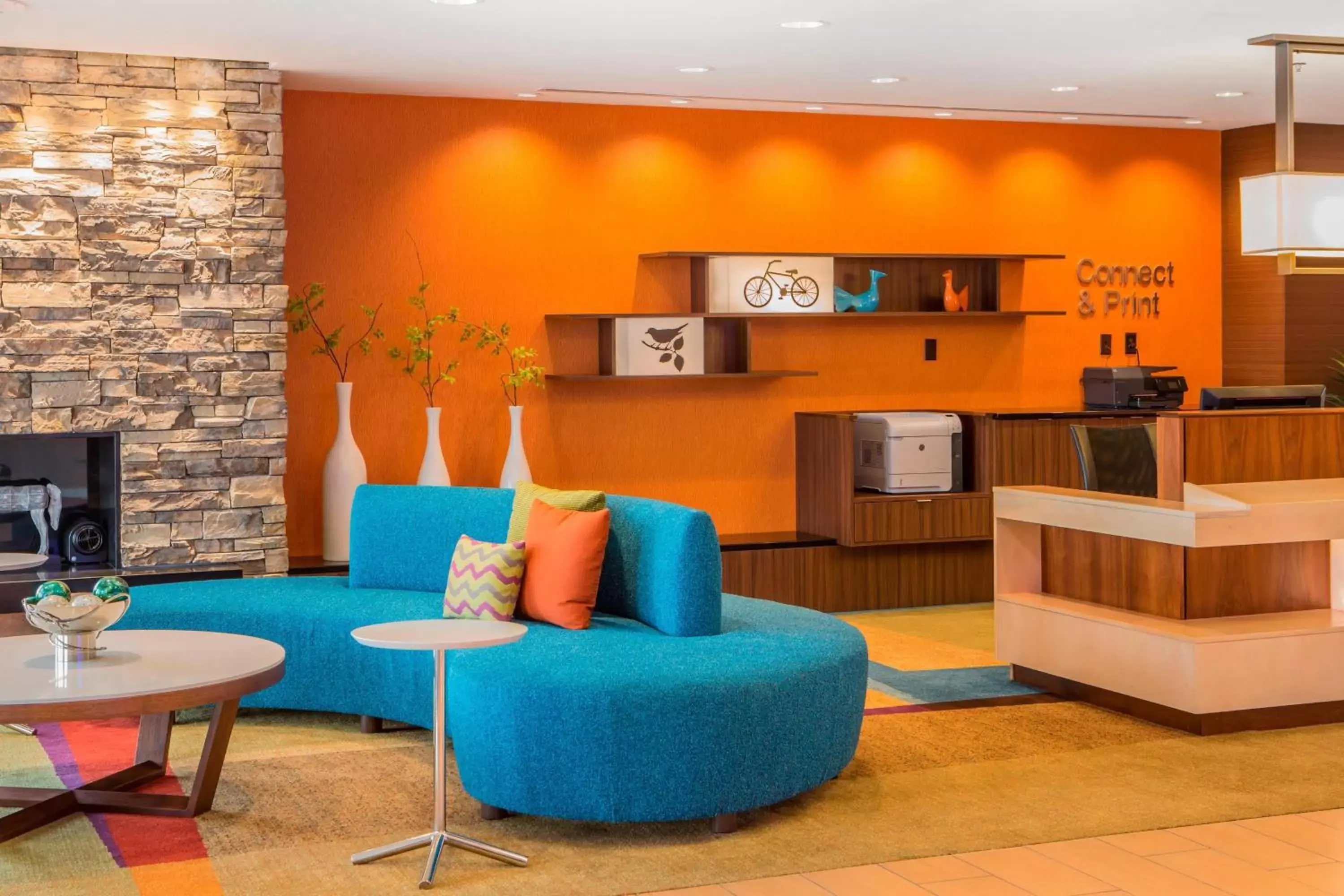 Lobby or reception, Lobby/Reception in Fairfield Inn & Suites by Marriott Waterloo Cedar Falls