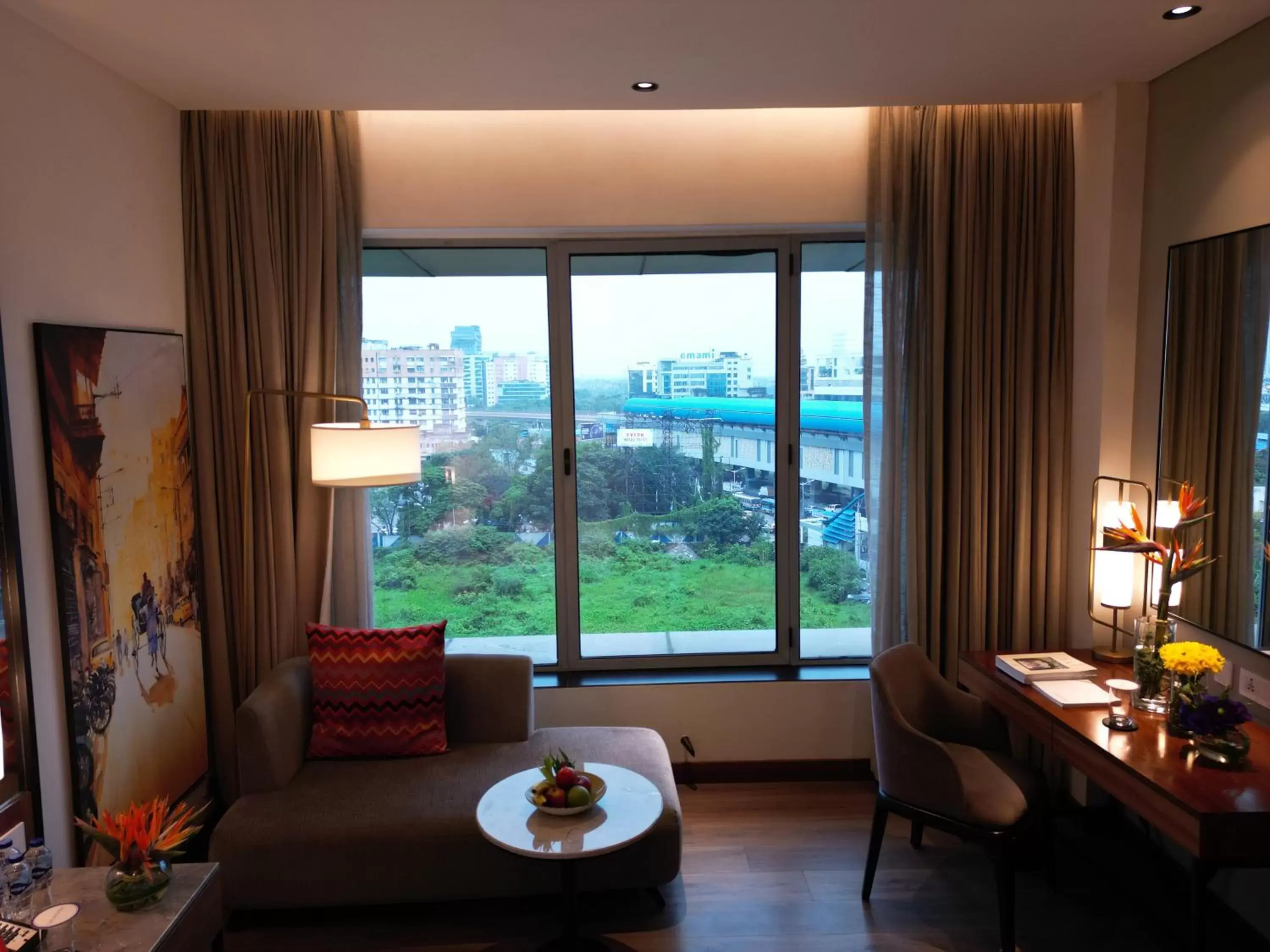 View (from property/room), Seating Area in Vivanta Kolkata EM Bypass