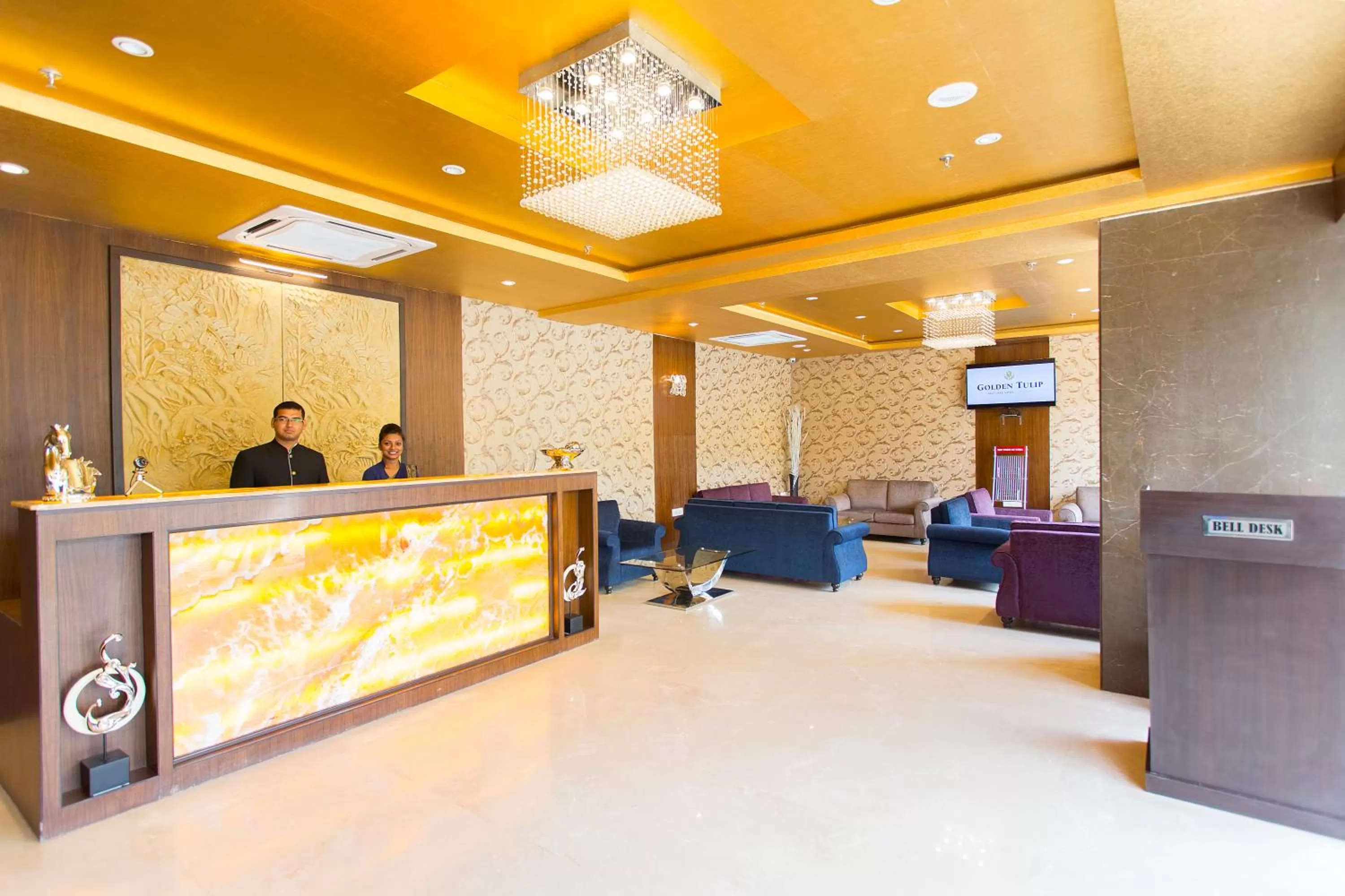 Lobby or reception, Lobby/Reception in Golden Tulip Saltlake Kolkata