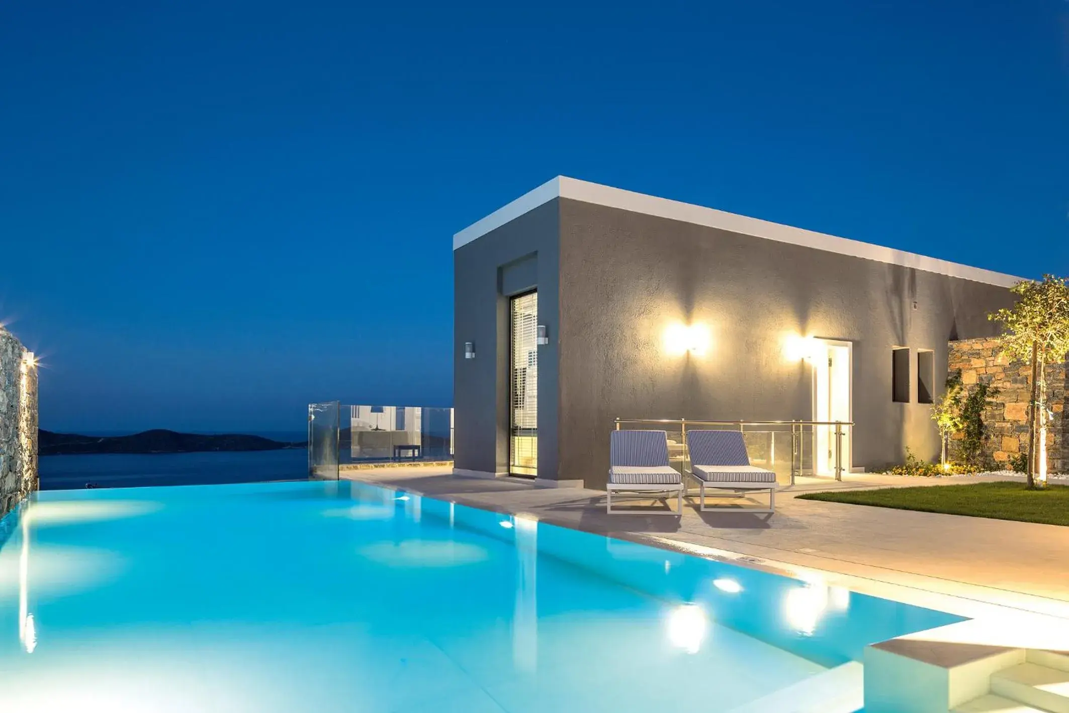 Property building, Swimming Pool in Elounda Gulf Villas by Sandglass