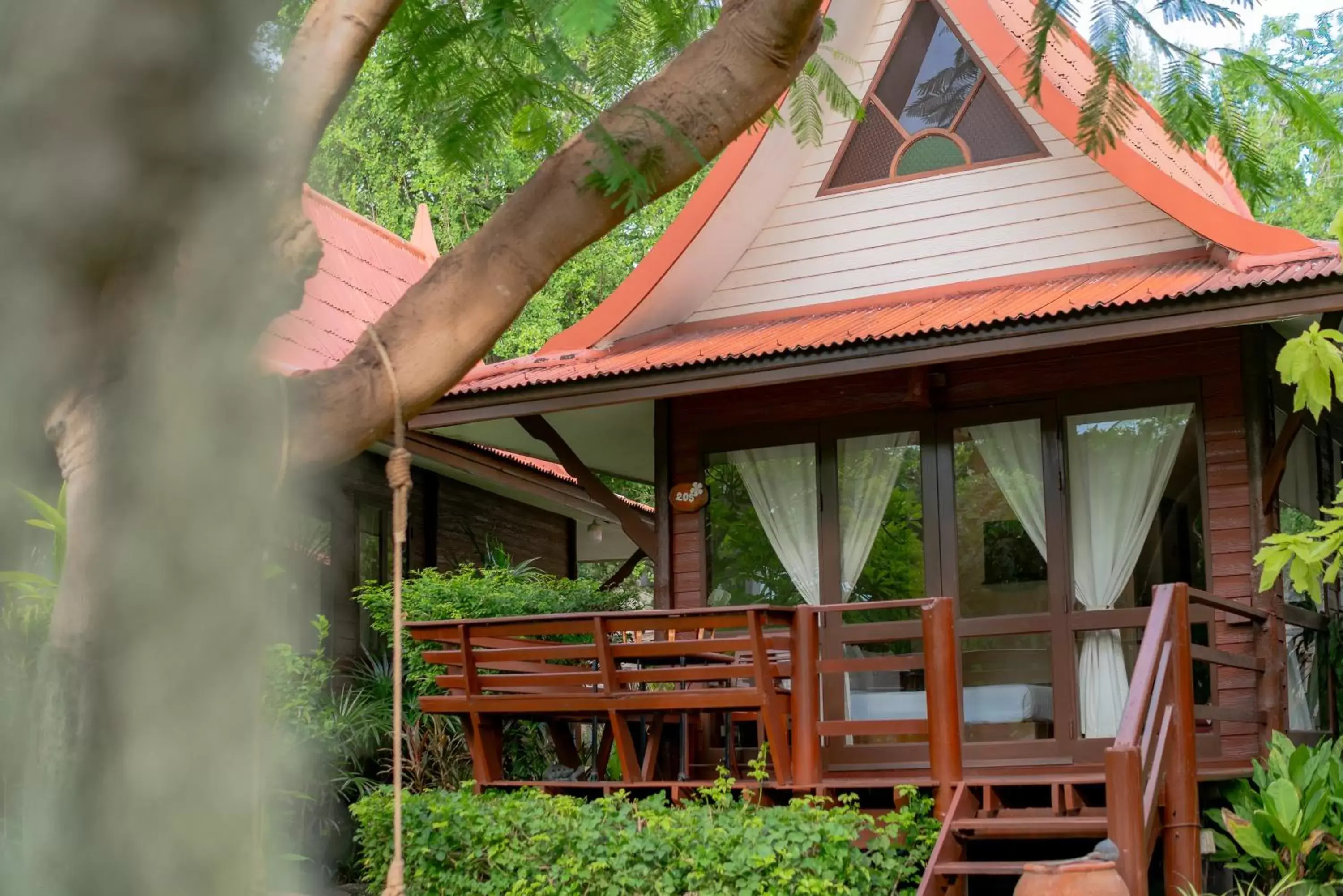 Patio in Baan Duangkaew Resort